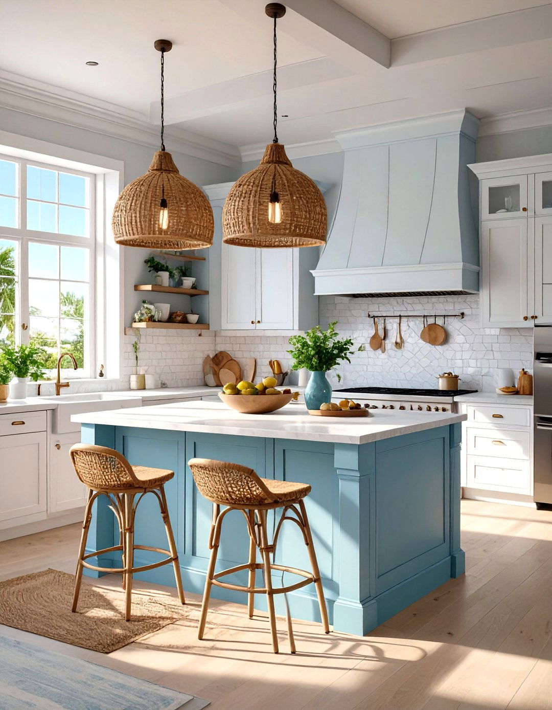 Coastal Chic Kitchen - 30 luxury modern kitchen designs