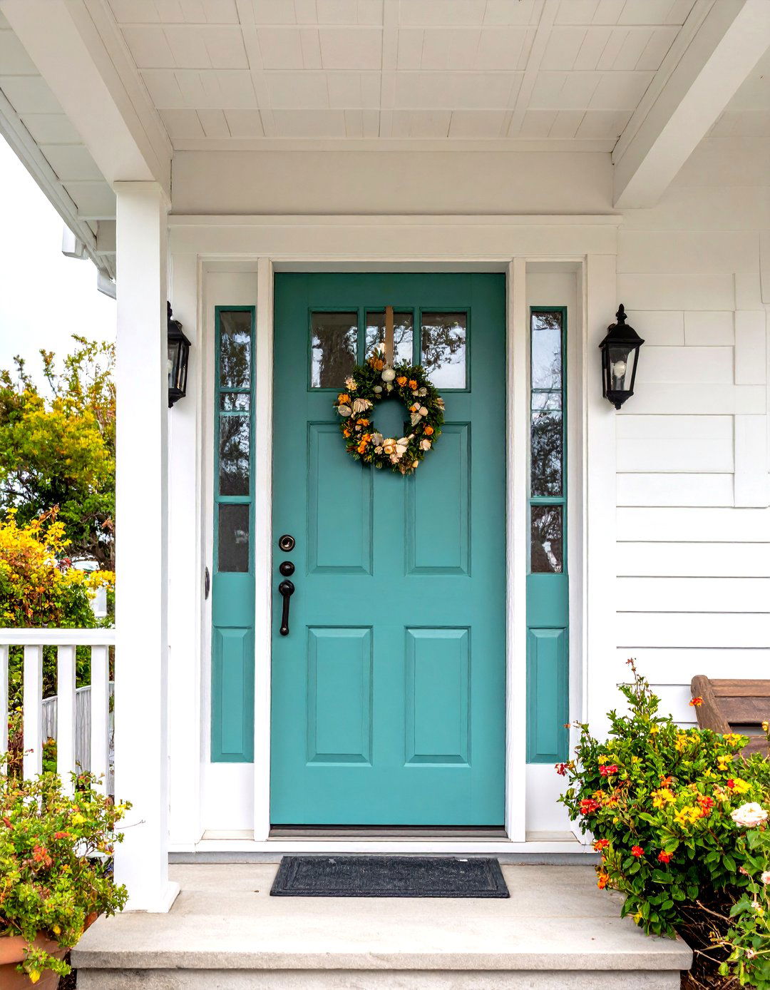Coastal Cottage Dutch Door - 30 entryway front door ideas