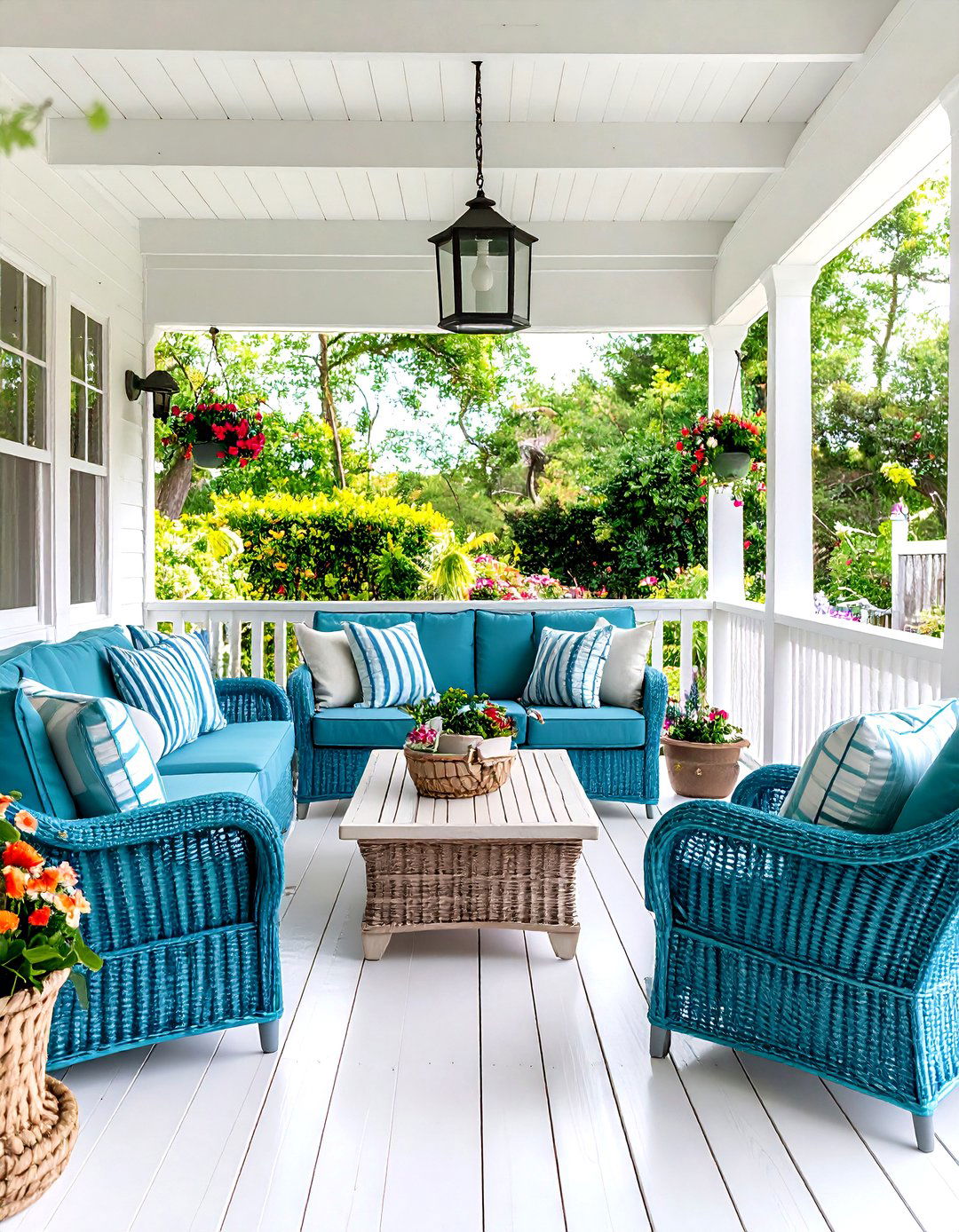 Coastal Cottage Screened Deck - 30 inexpensive screened in deck ideas