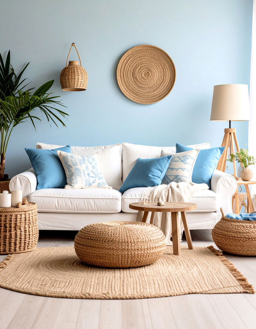 Coastal Cottage Small Living Room - 30 decorating ideas for small living room