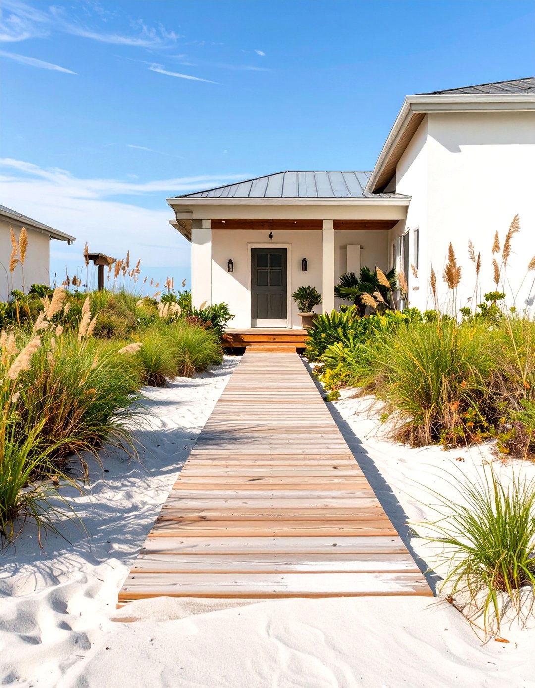 Coastal Dune Florida Garden - 30 curb appeal florida front yard landscaping ideas