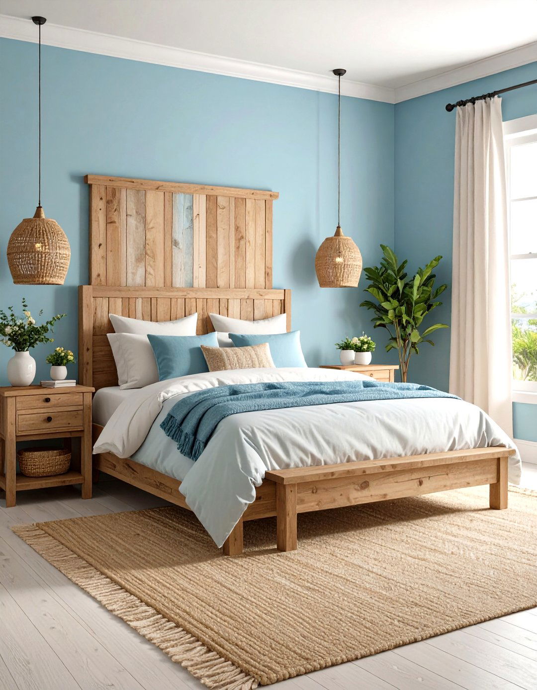 Coastal Farmhouse Bedroom Retreat - 30 room interior design bedroom ideas