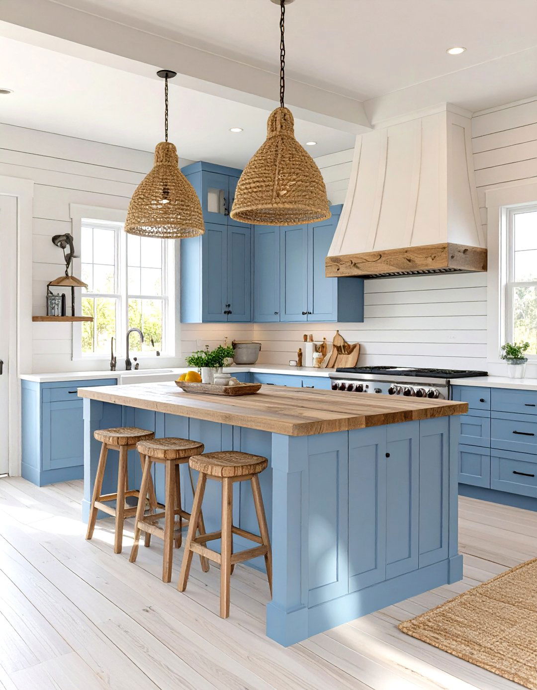Coastal Farmhouse Kitchen Charm - 30 modern farmhouse kitchen ideas