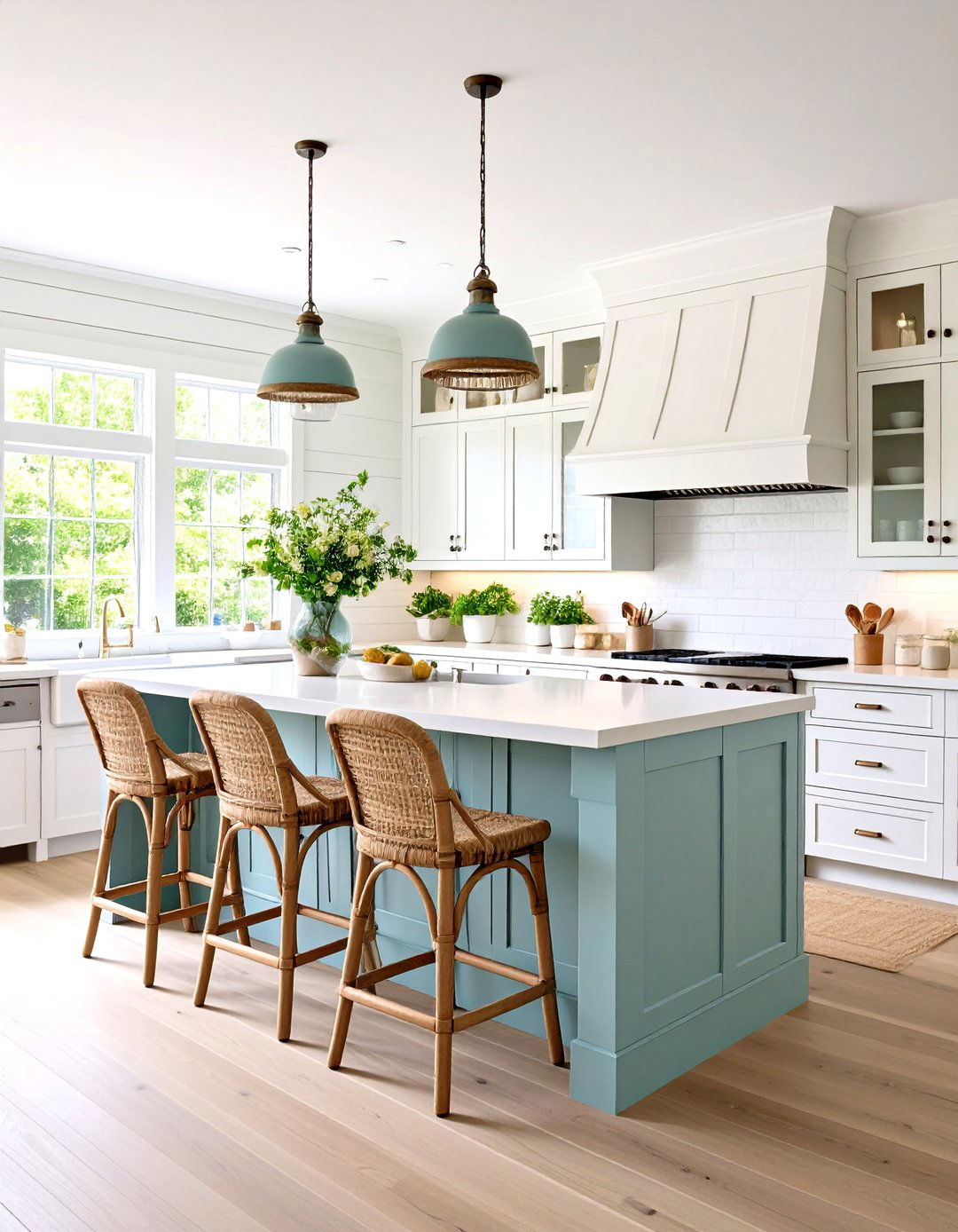 Coastal Farmhouse Kitchen Charm - 30 farmhouse kitchen design ideas
