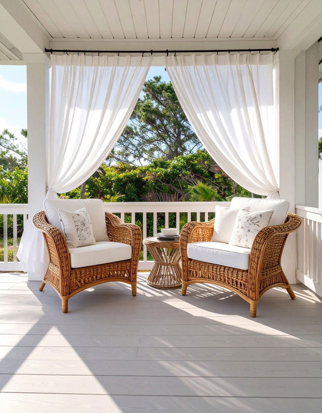 Coastal Grandmother Back Porch - 30 back porch designs