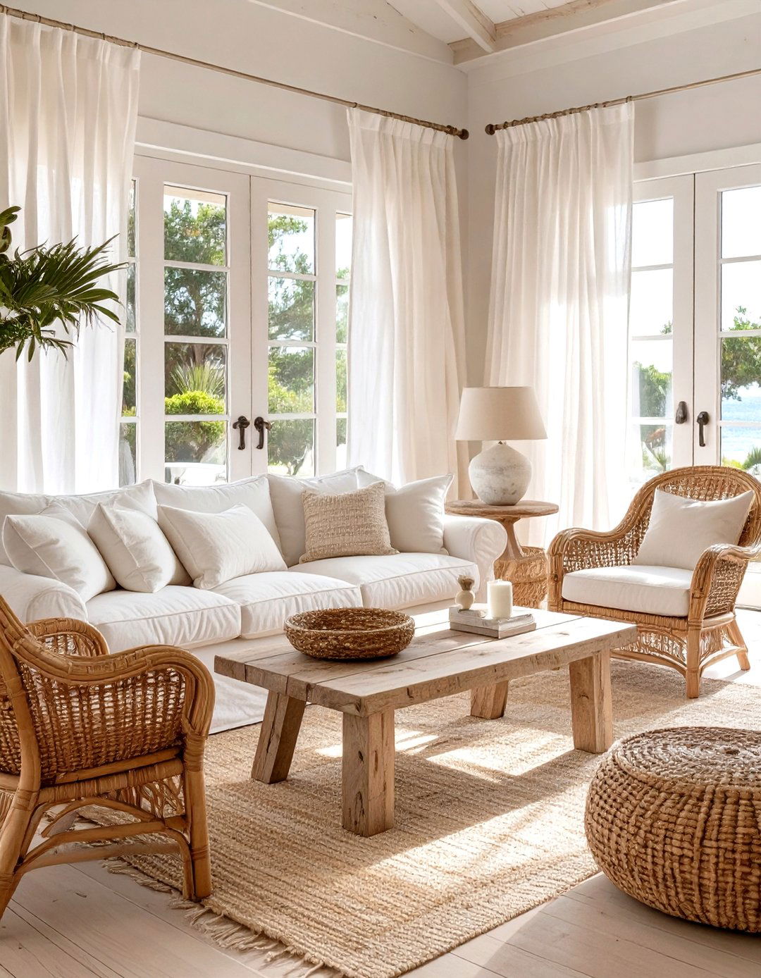 Coastal Grandmother Style Living Area - 30 interior design blog ideas