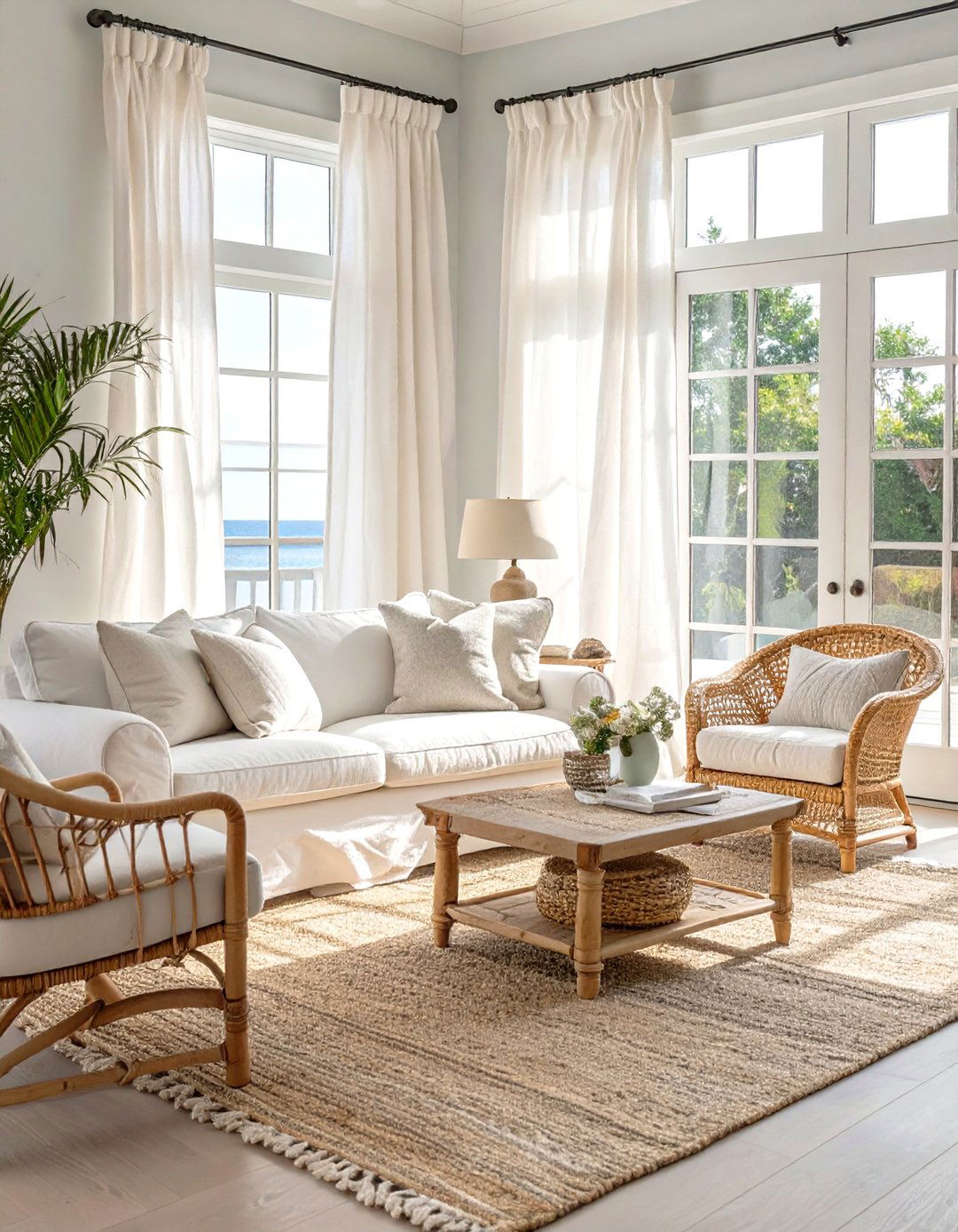 Coastal Grandmother Style Living Room - 30 interior design education ideas