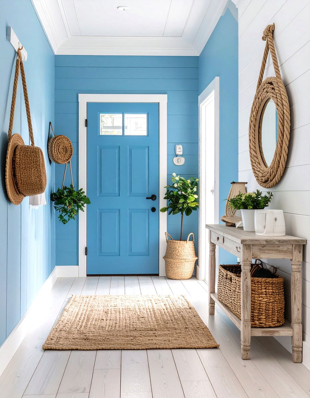 Coastal Hallway with a Breezy Feel - 30 hallway design ideas