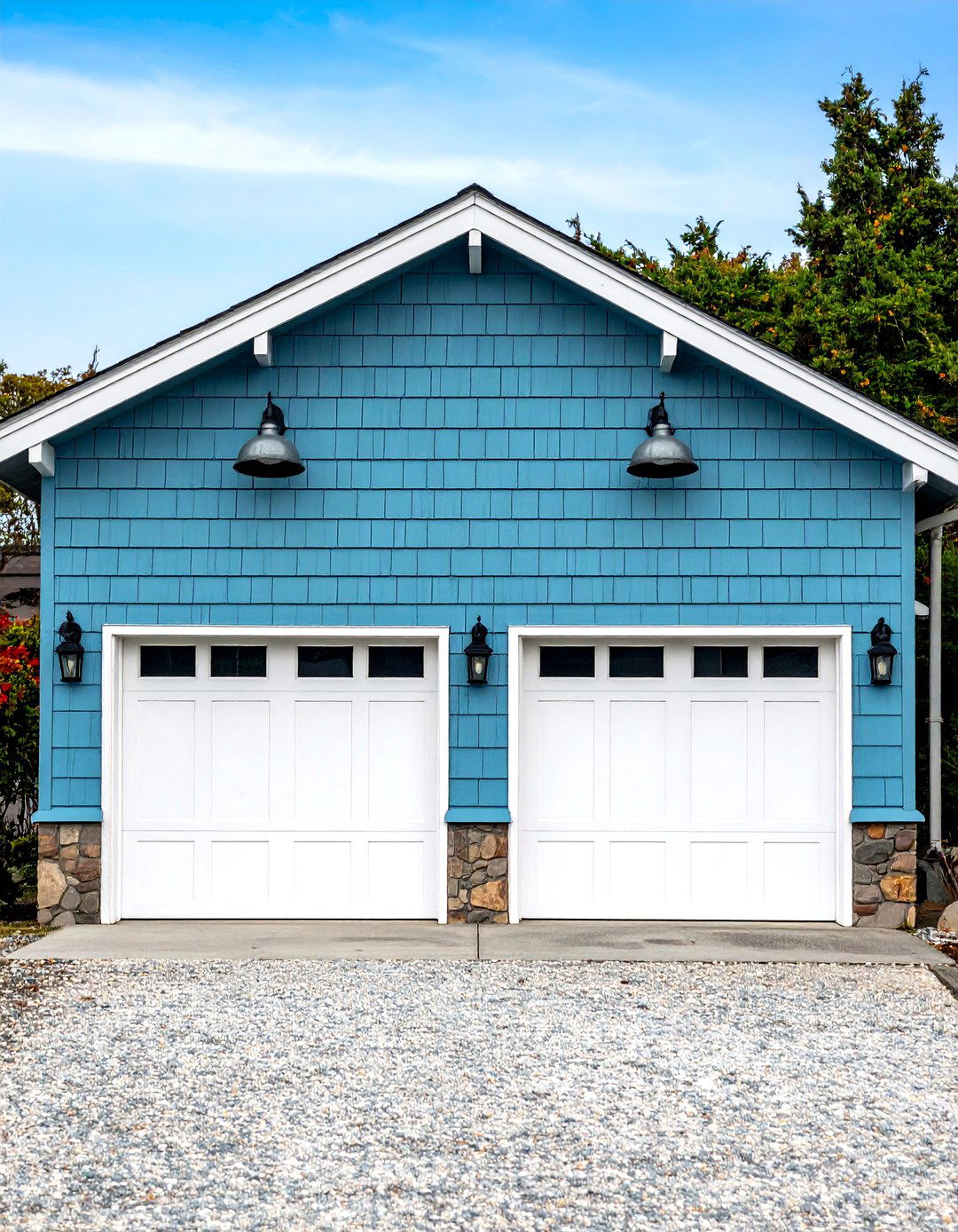 Coastal Inspired Bulkhead Lights - 30 exterior garage lighting ideas
