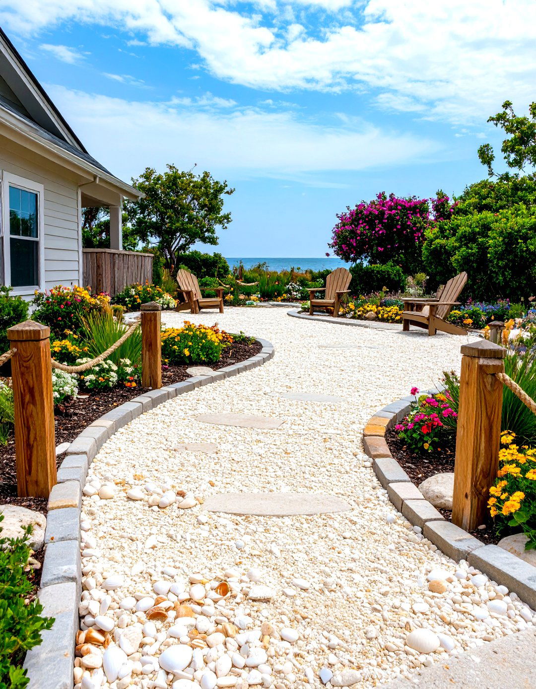 Coastal Living Half Circle Driveway - 30 front yard half circle driveway designs