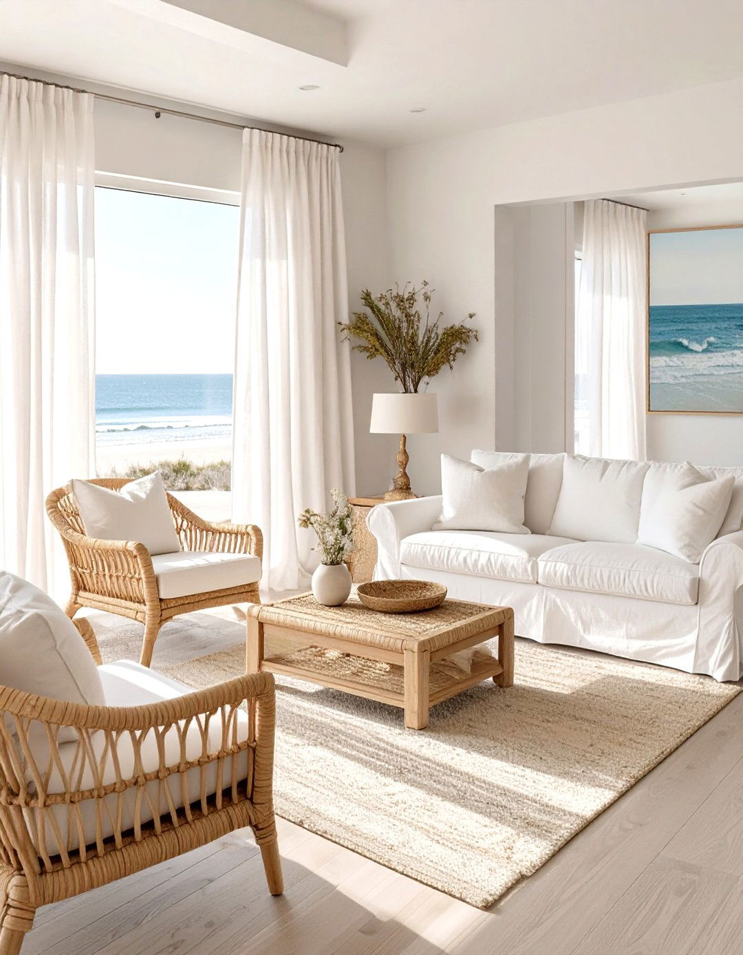 Coastal Modern Family Room - 30 modern family room ideas
