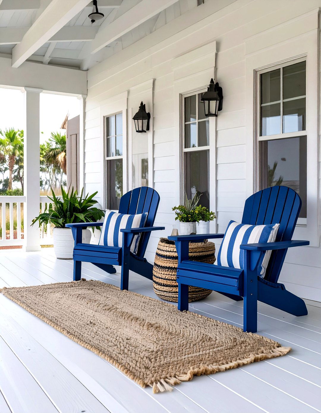 Coastal Modern Front Porch - 30 modern small front porch ideas