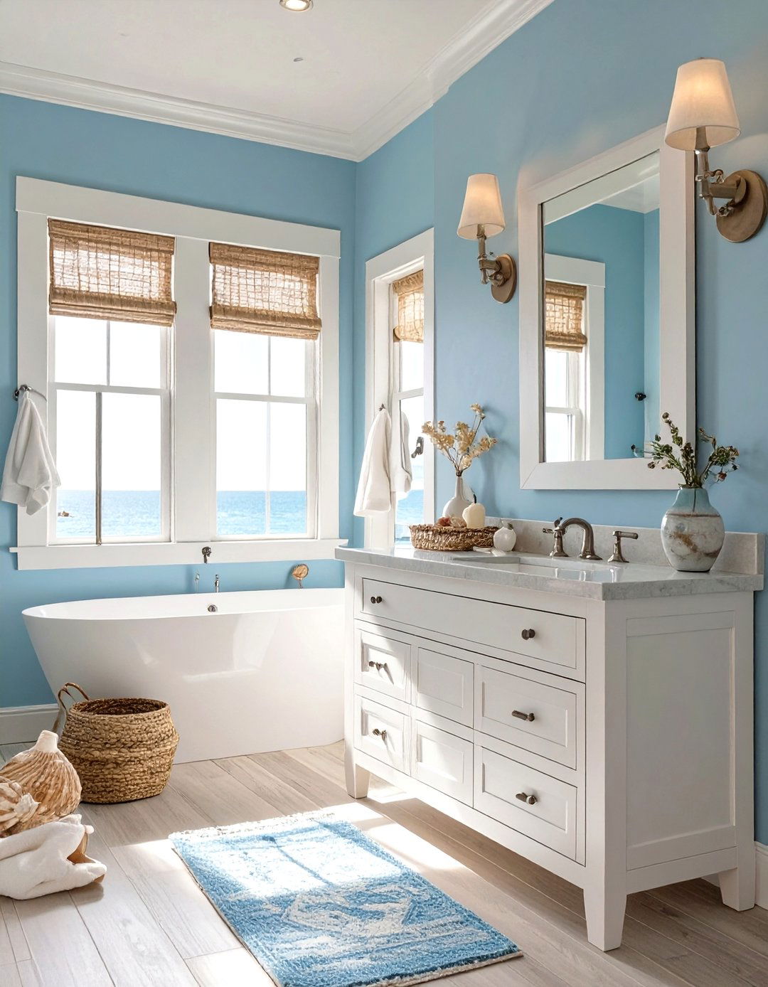 Coastal Retreat Master Bathroom - 30 master bathroom designs