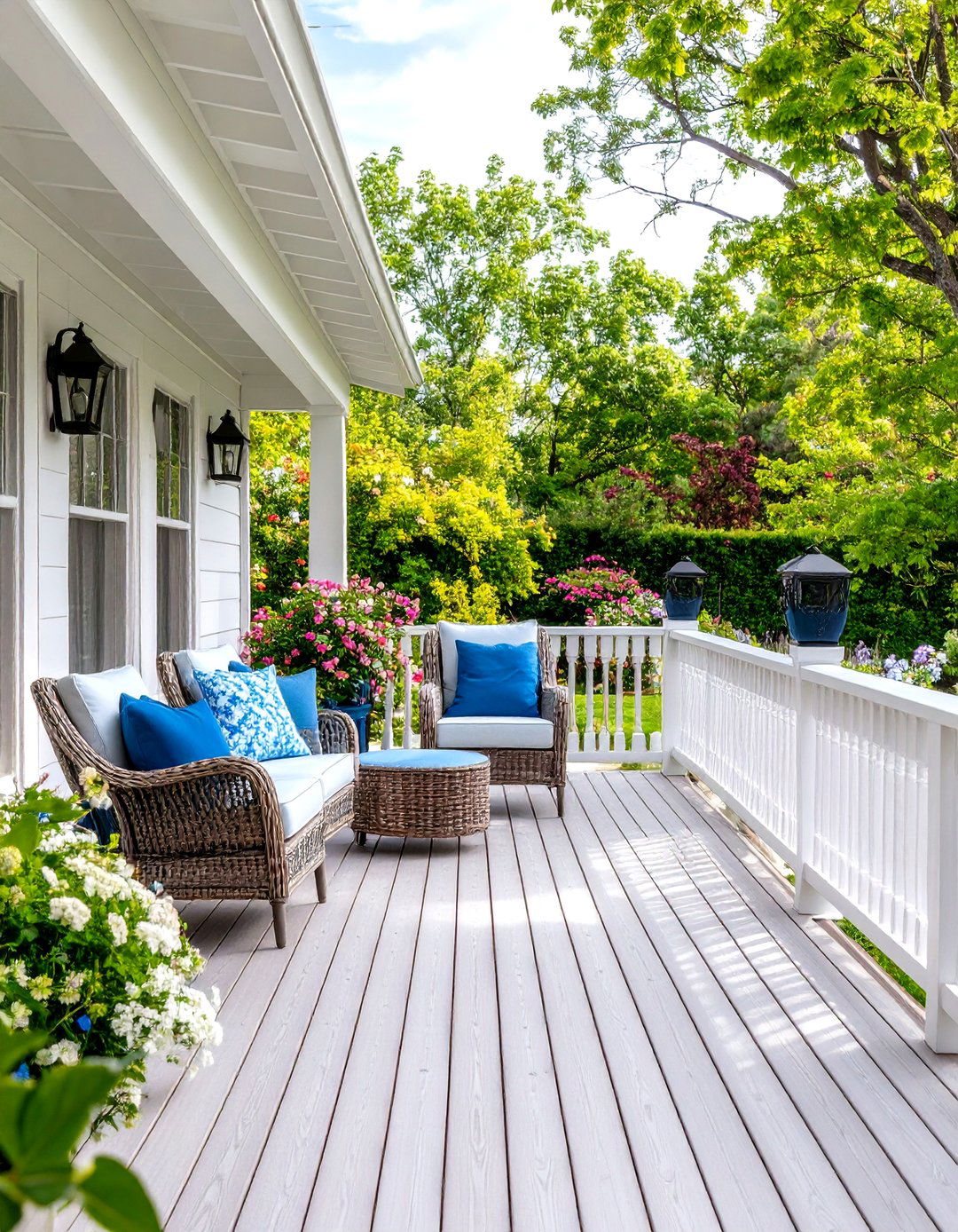 Coastal Rope Deck Railing - 30 deck rail ideas