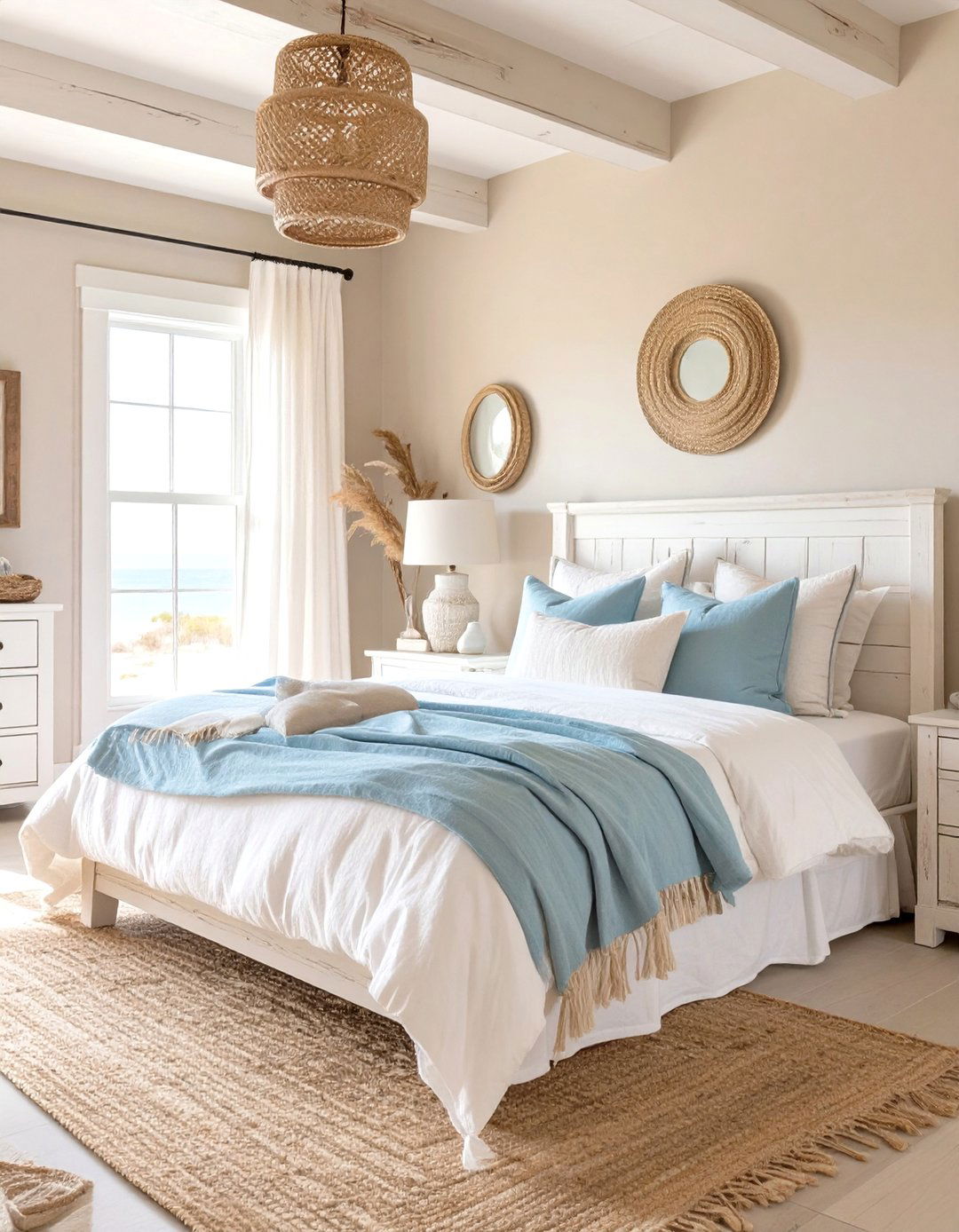 Coastal Sandy Brown Bedroom - 30 brown bedroom ideas