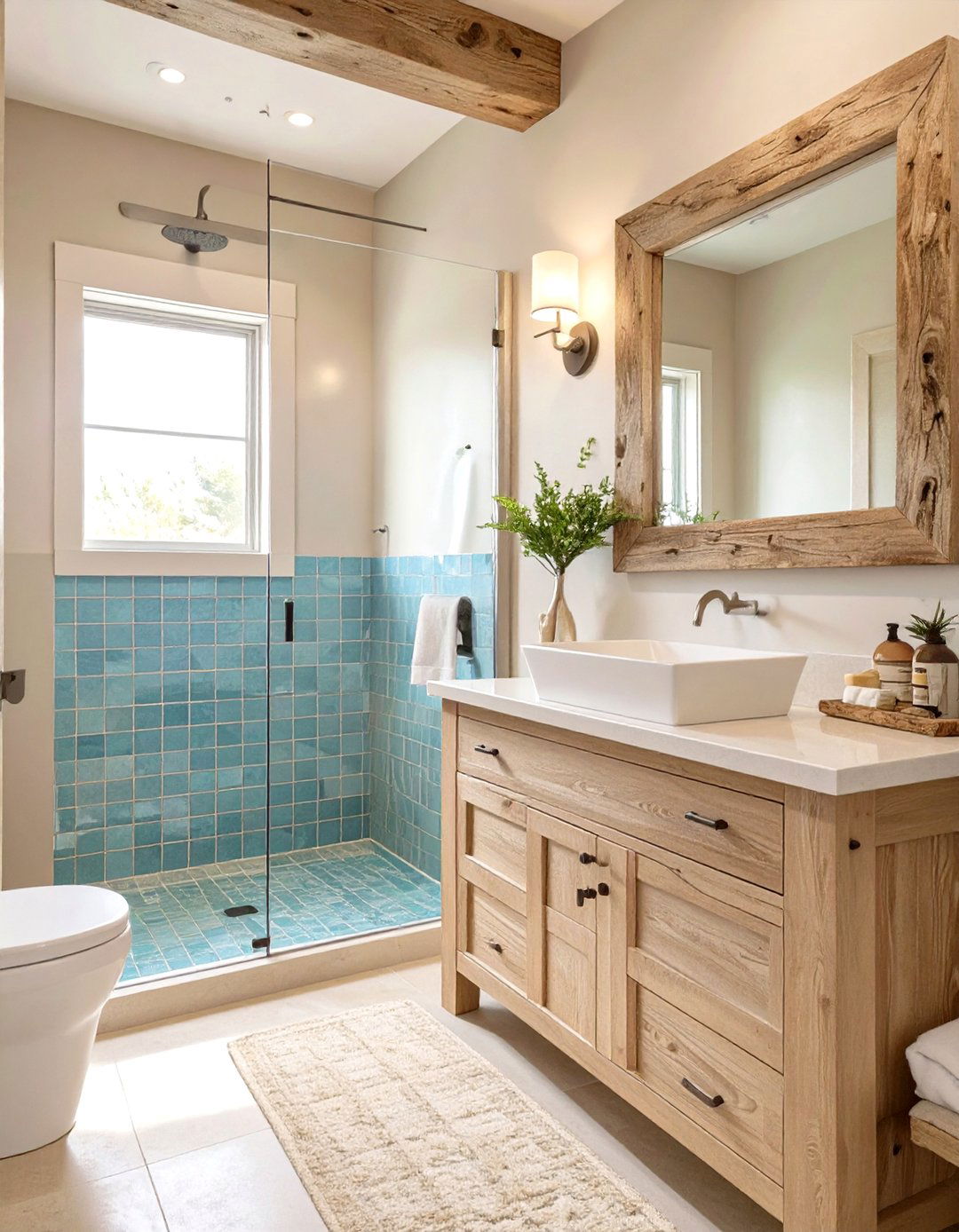 Coastal Serenity Bathroom - 30 neutral bathroom ideas