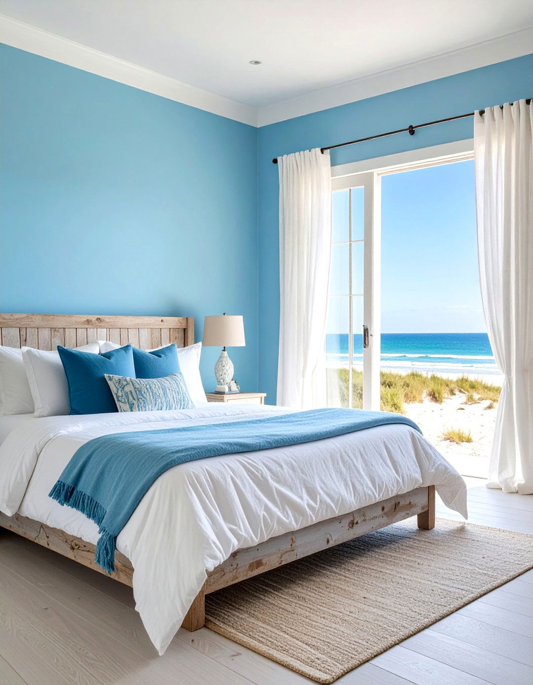 Coastal Serenity Bedroom - 30 blue bedroom ideas