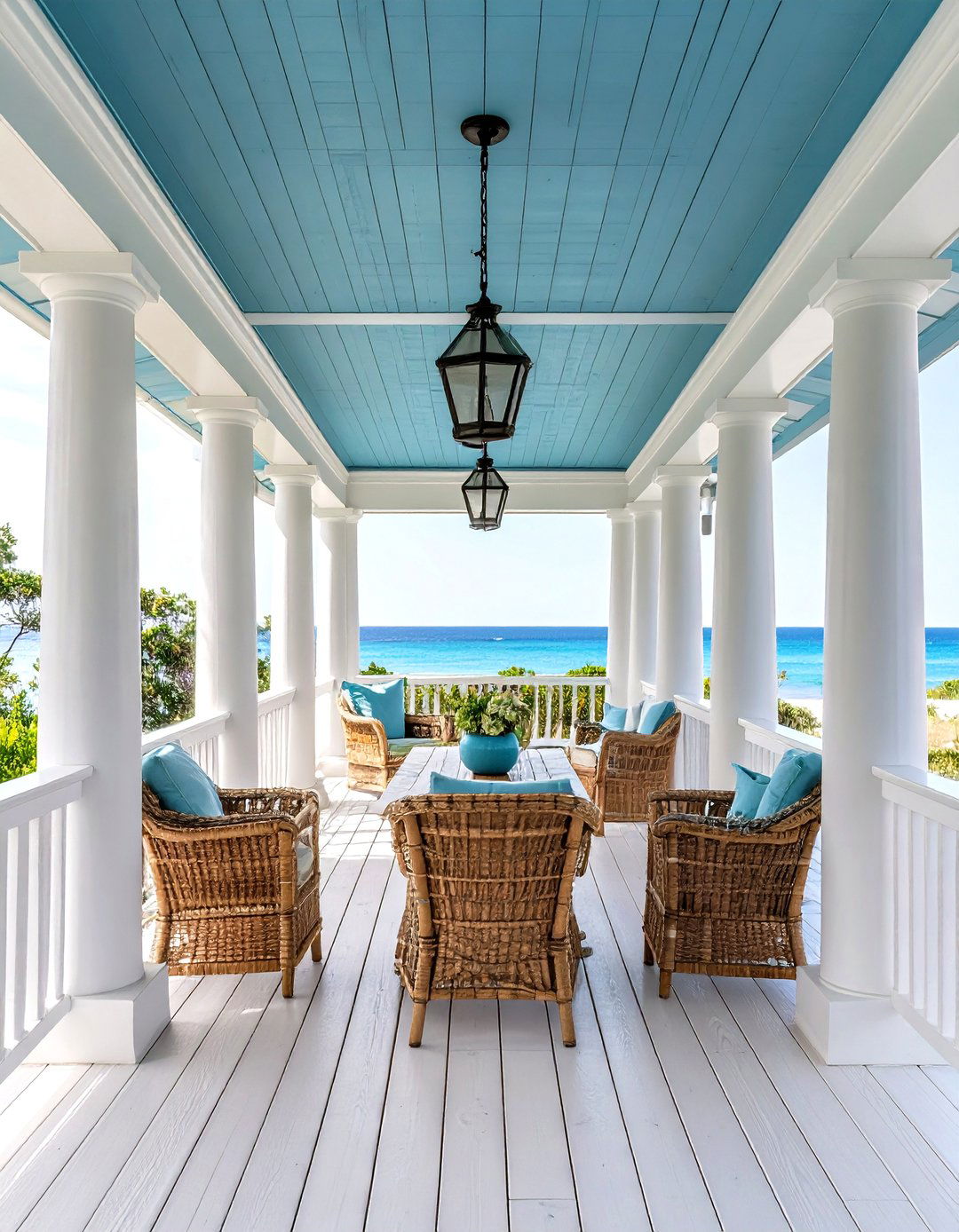 Coastal Style Porch Columns - 30 front porch column ideas
