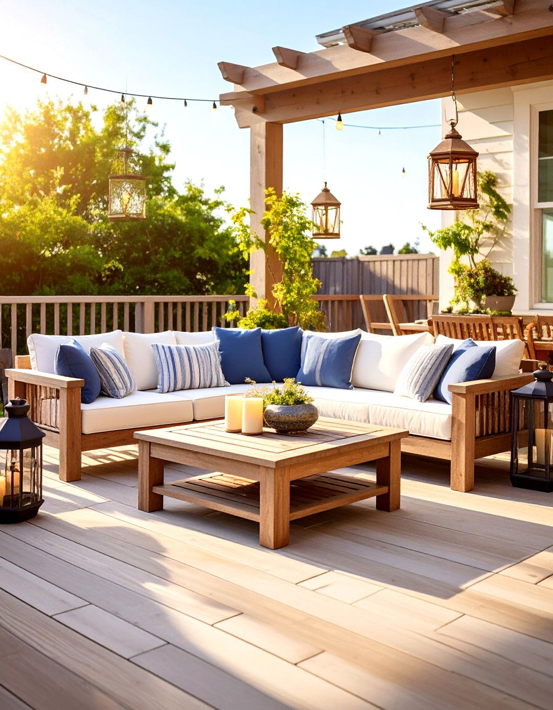 Coastal Themed Rectangular Patio - 30 patio layout ideas rectangle