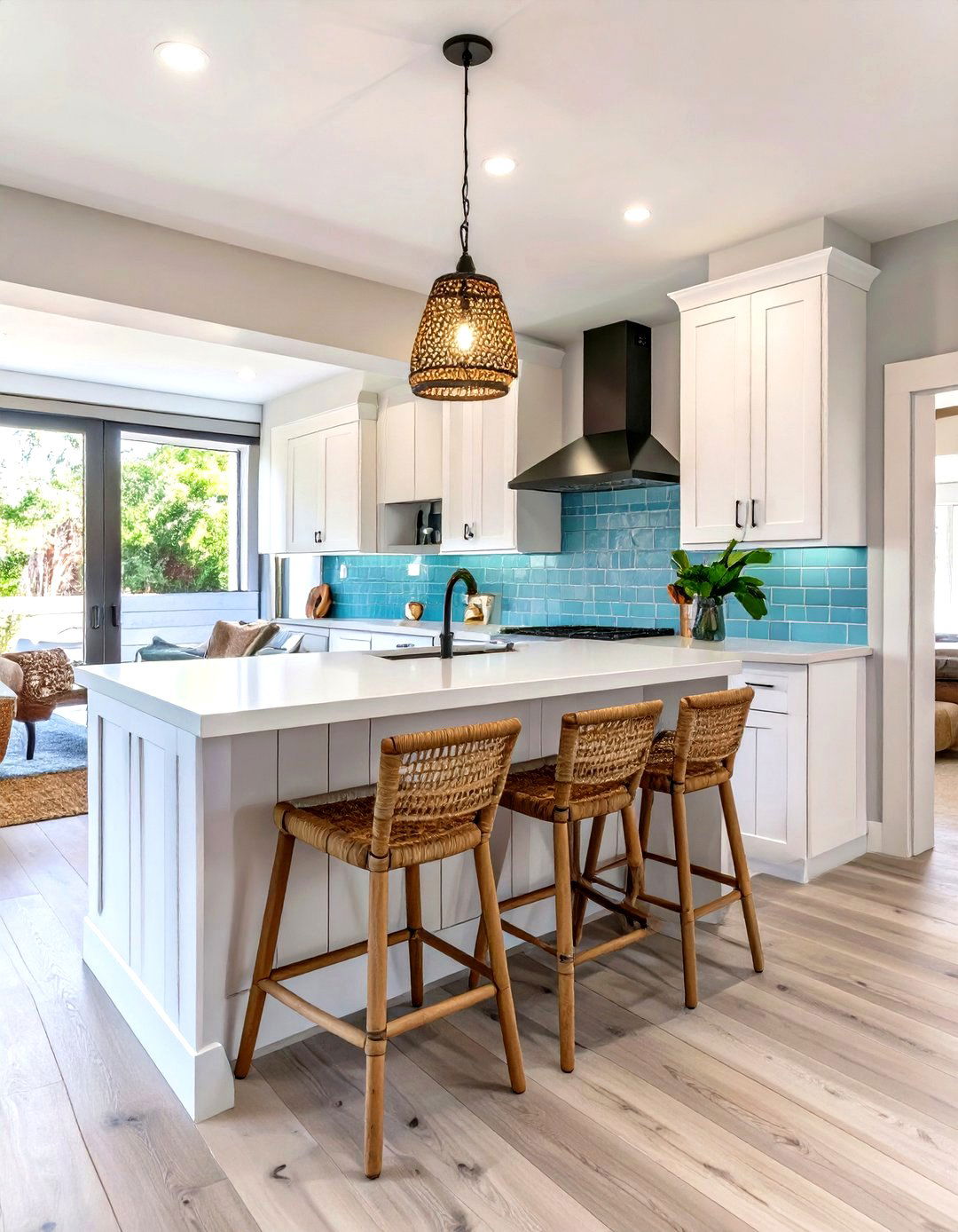 Coastal Themed Wet Bar - 30 wet bar basement bar ideas
