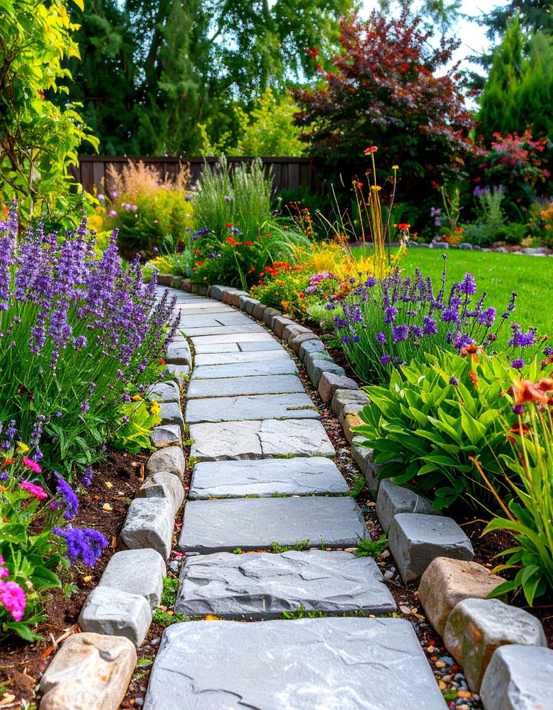 Cobblestone Patio Edging - 30 patio edging ideas