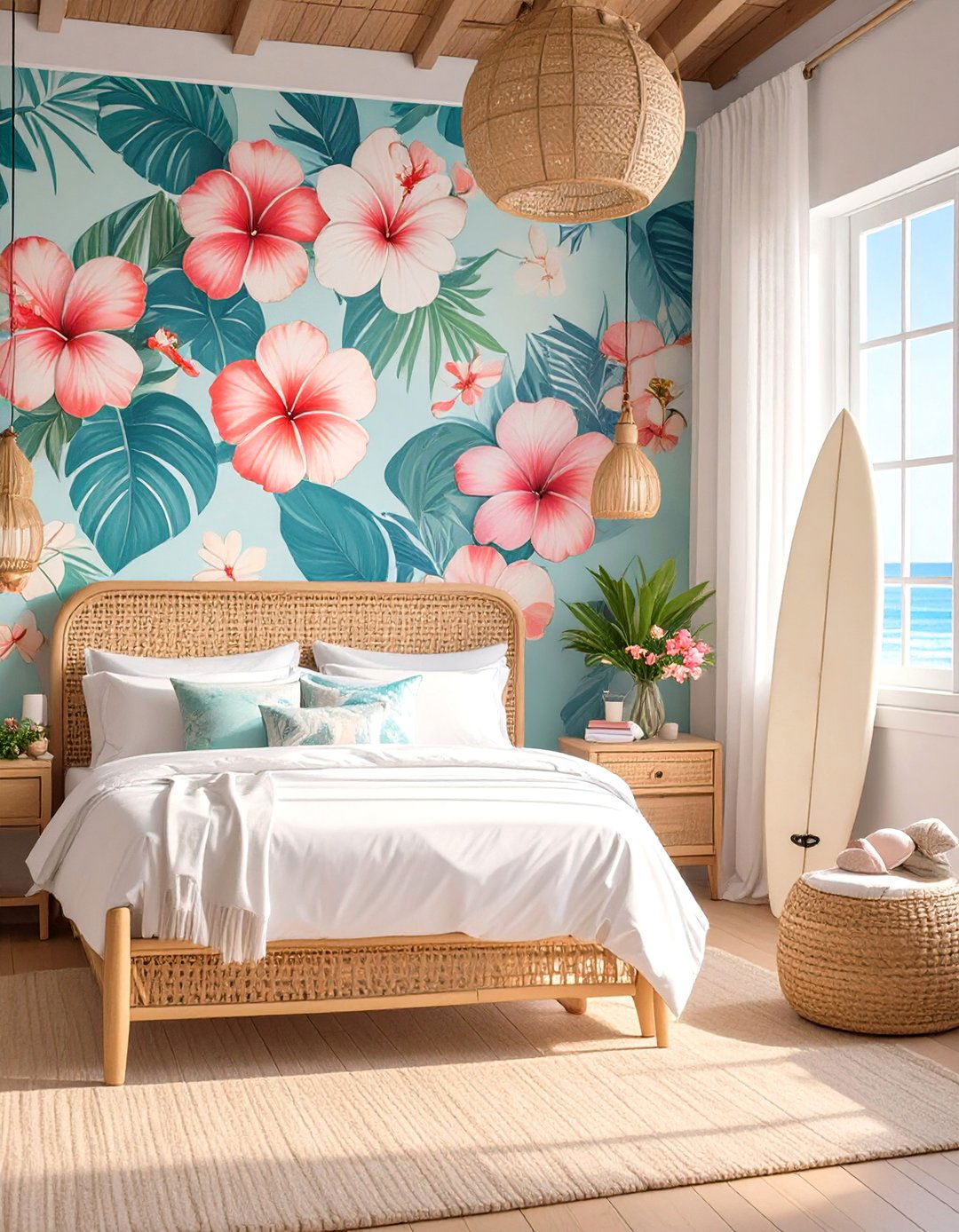 Coconut Girl Beach Shack Room - 30 cute room decor ideas