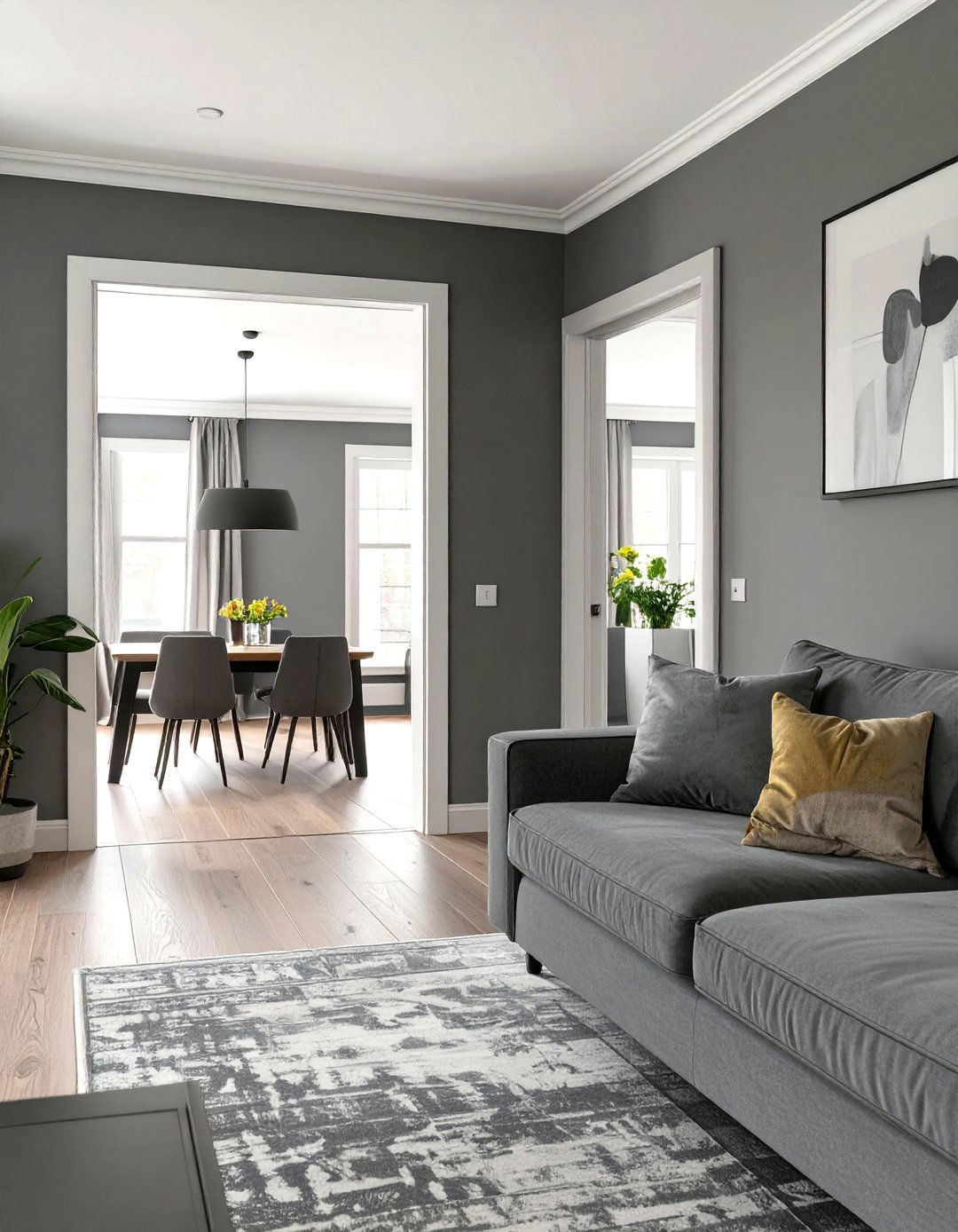 Cohesive and Flowing Color Scheme - 30 transitional interior design ideas