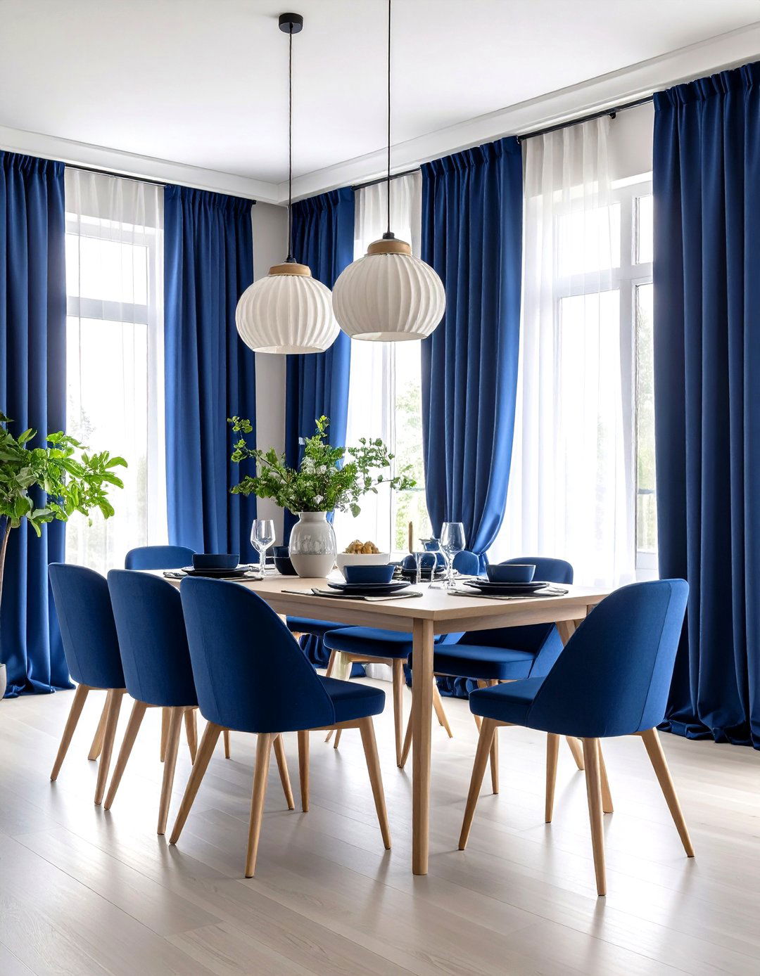 30 Beautiful Dining Room Curtains Ideas for Privacy - We Love Home Blog