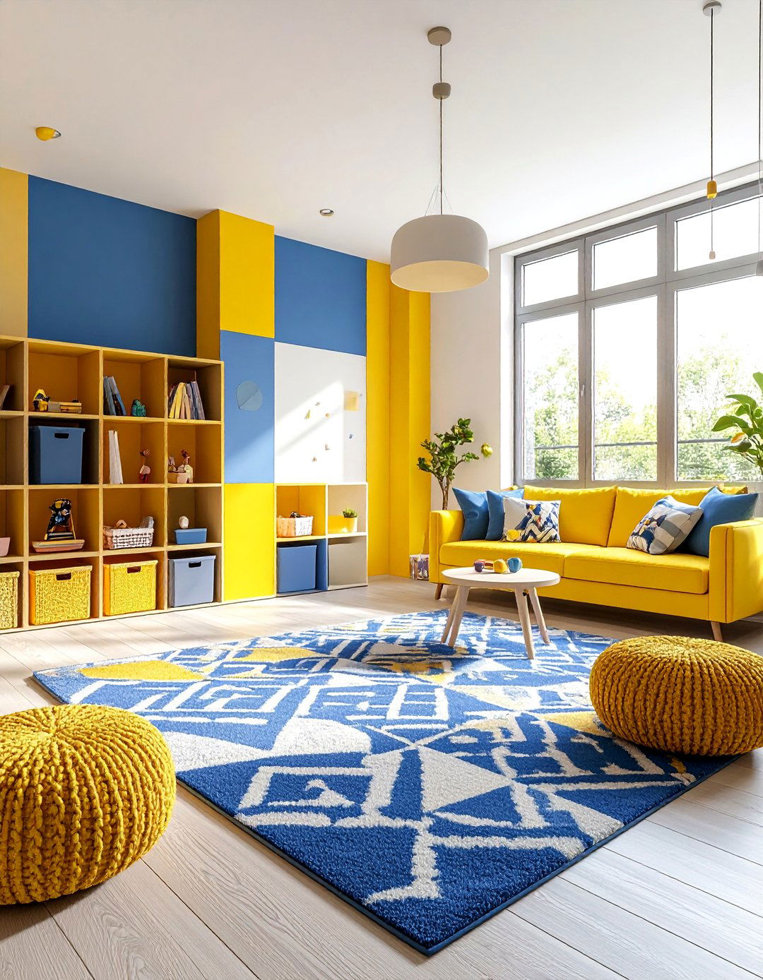 Color Block Kids Playroom - 30 3d home design online free ideas