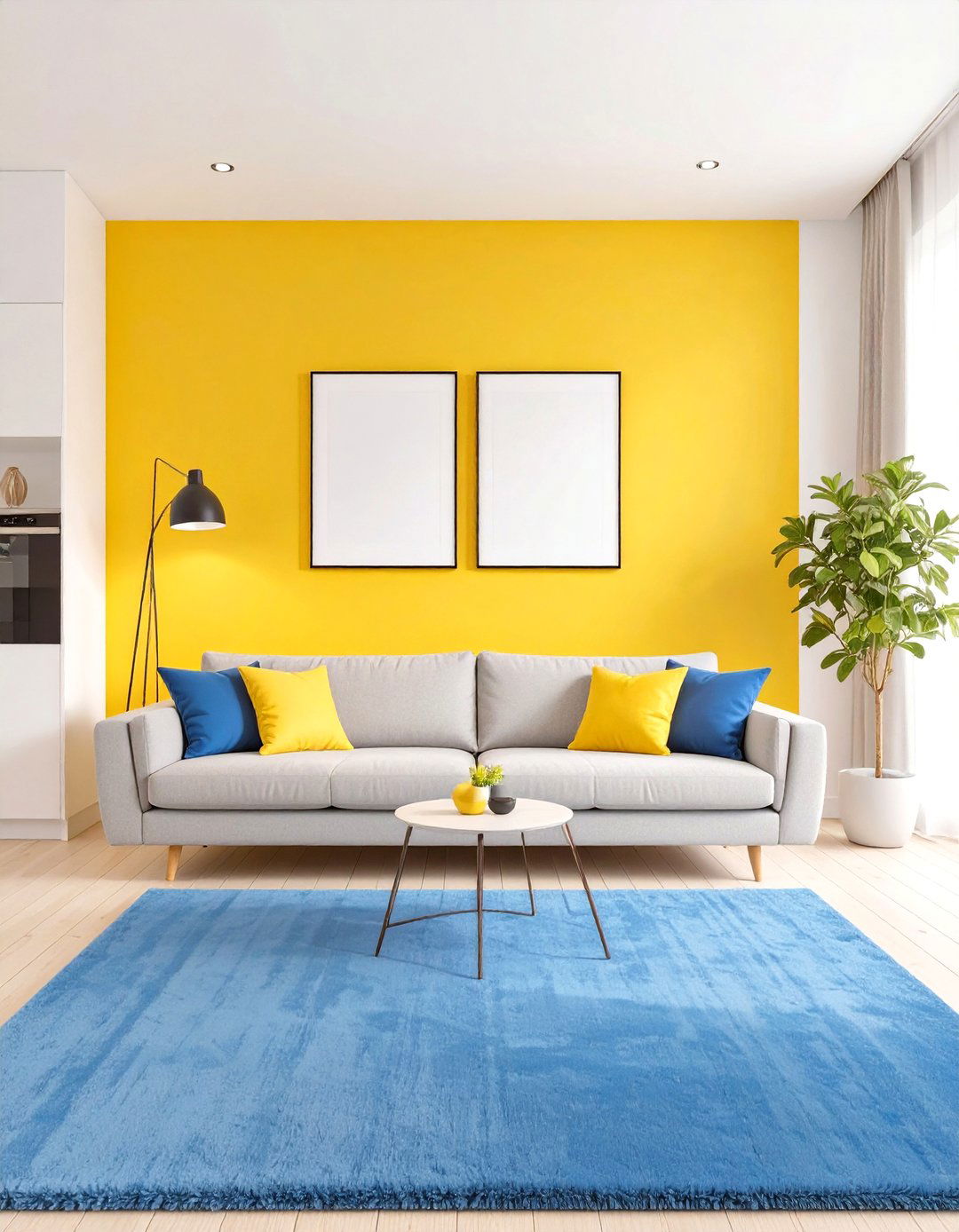 Color Block Living Room - 30 contemporary living room ideas