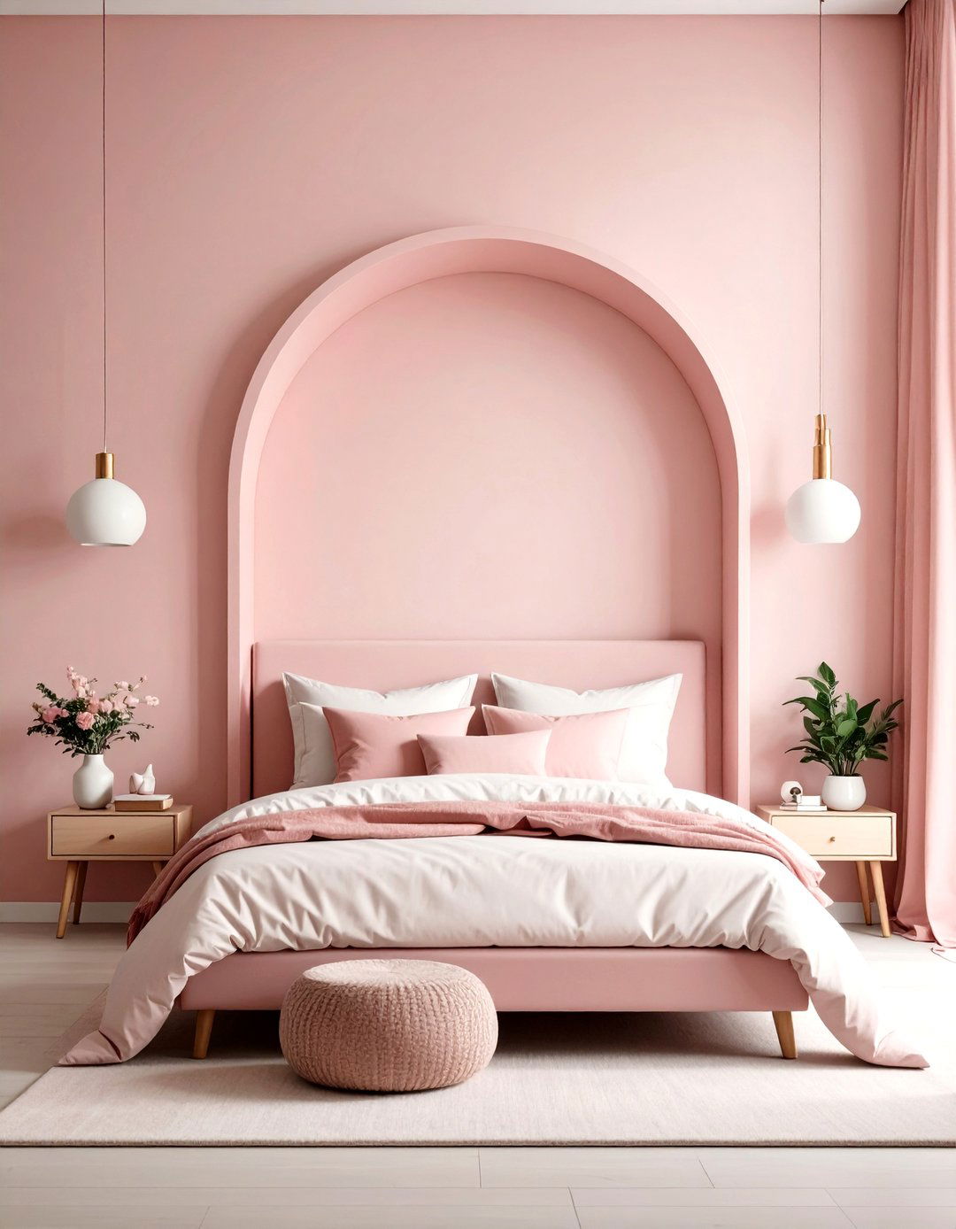 Color Block Painted Wall - 30 room decor ideas for girls