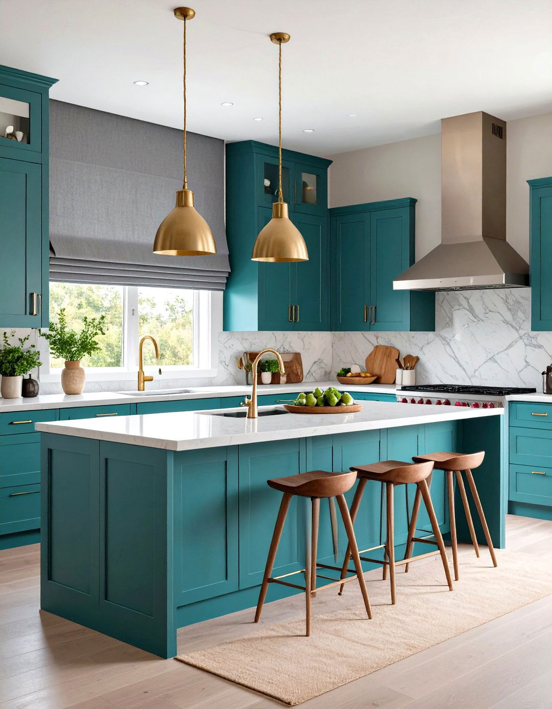 Color Blocked Kitchen Curtains - 30 kitchen curtain ideas above sink