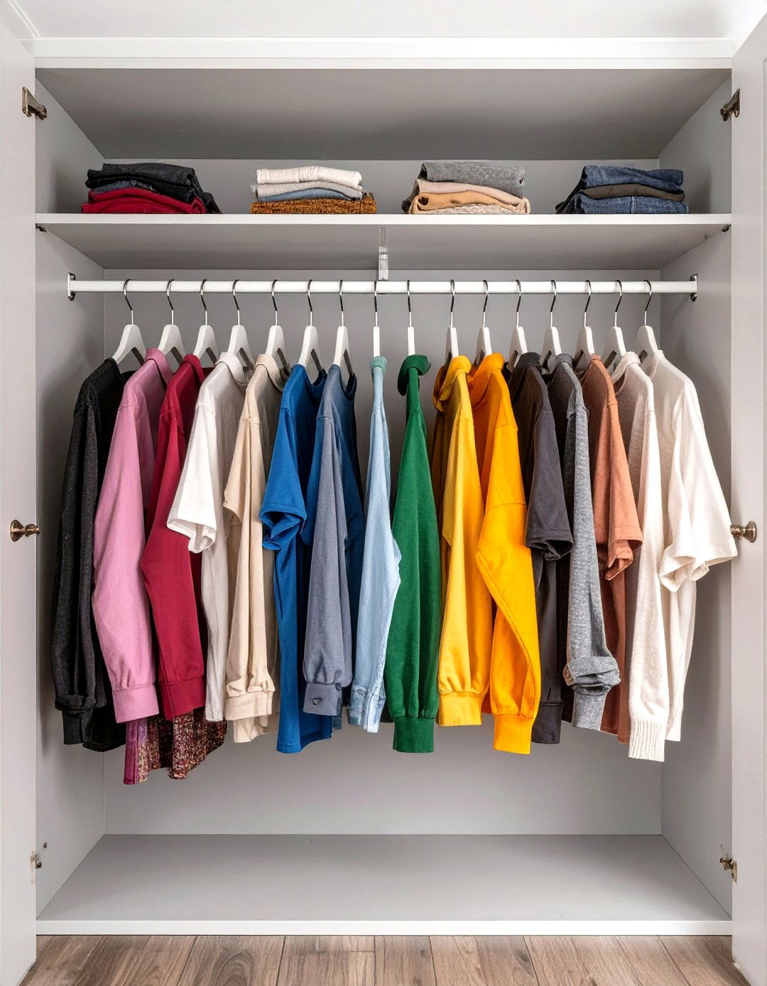 Color Coded Closet Organization - 30 design a closet online free ideas