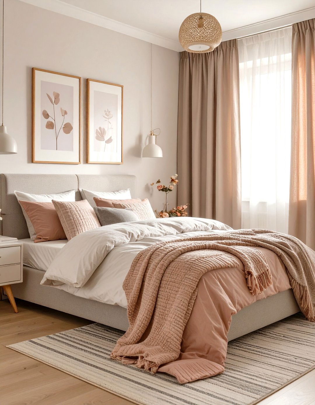Color Coordinated Decor in a Small Bedroom - 30 small bedroom decorating ideas