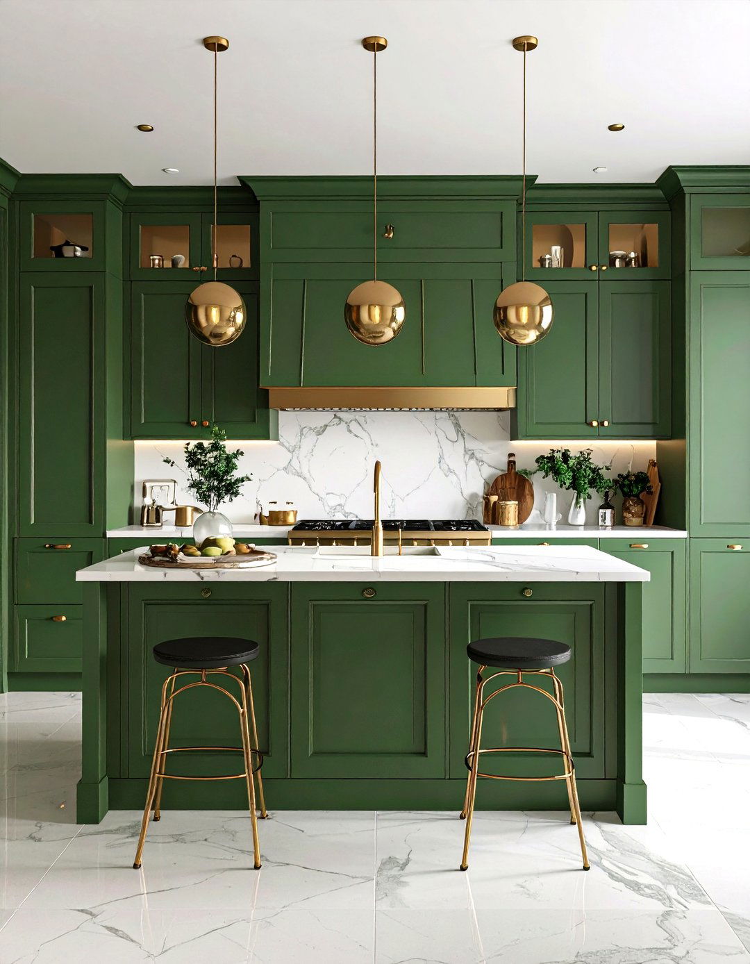 Color Drenched Kitchen Cabinets - 30 design kitchen cabinets ideas