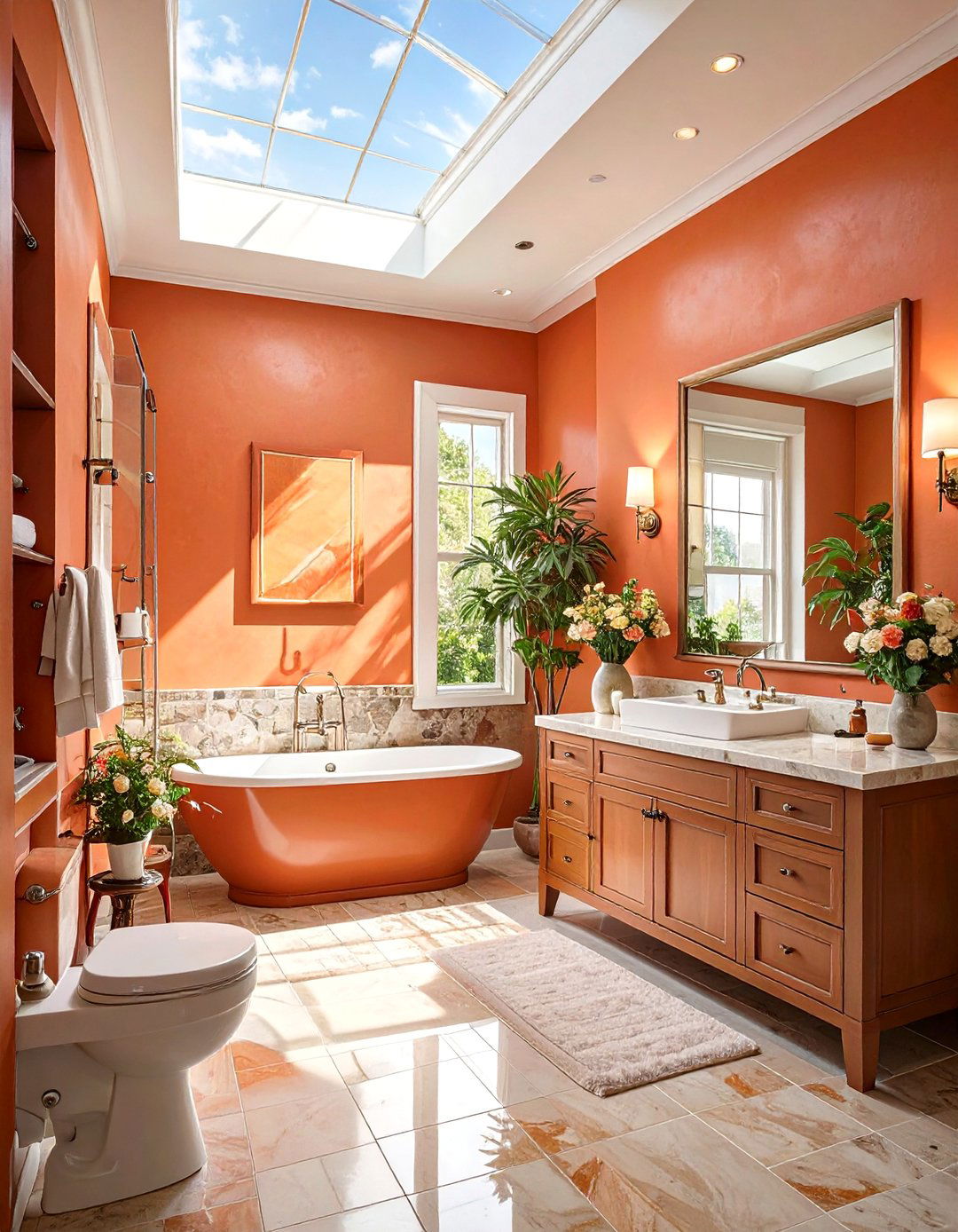 Color Drenching Bathroom - 30 bathroom ideas modern