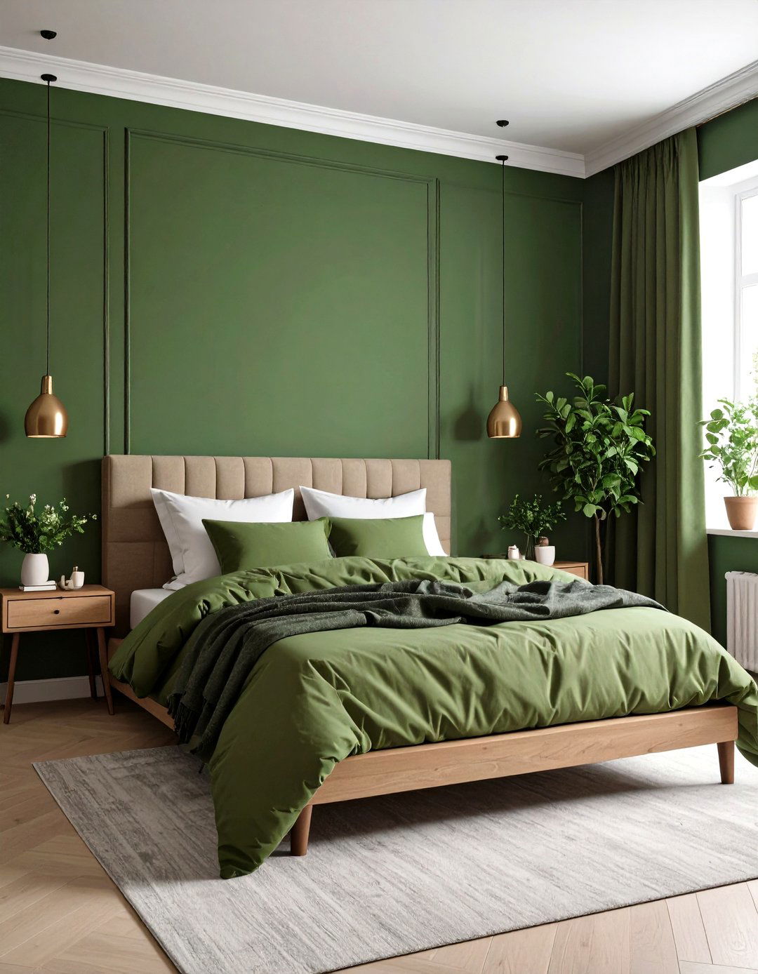 Color Drenching Bedroom Technique - 30 interior design bedroom ideas