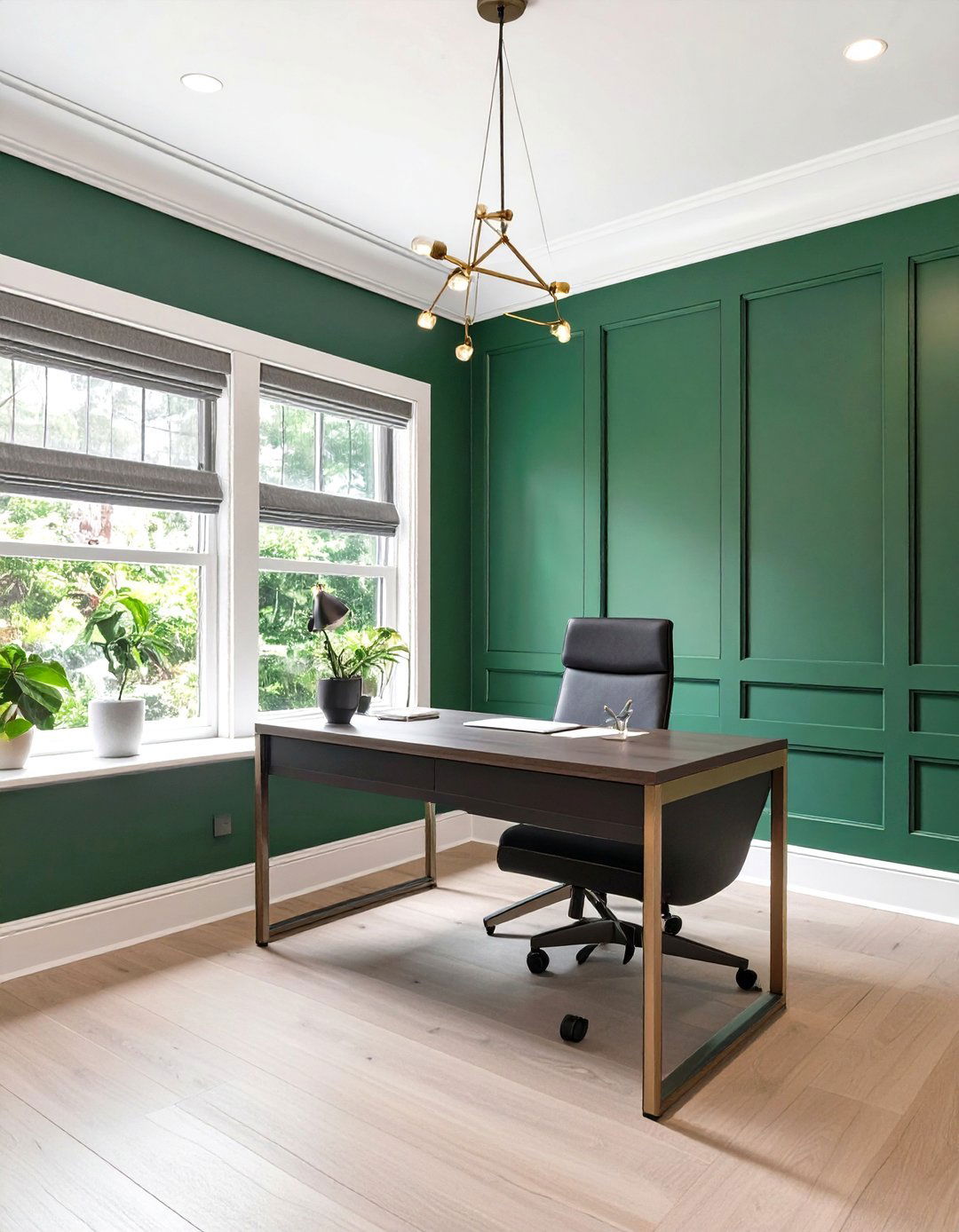 Color Drenching Home Office - 30 nu look home design ideas