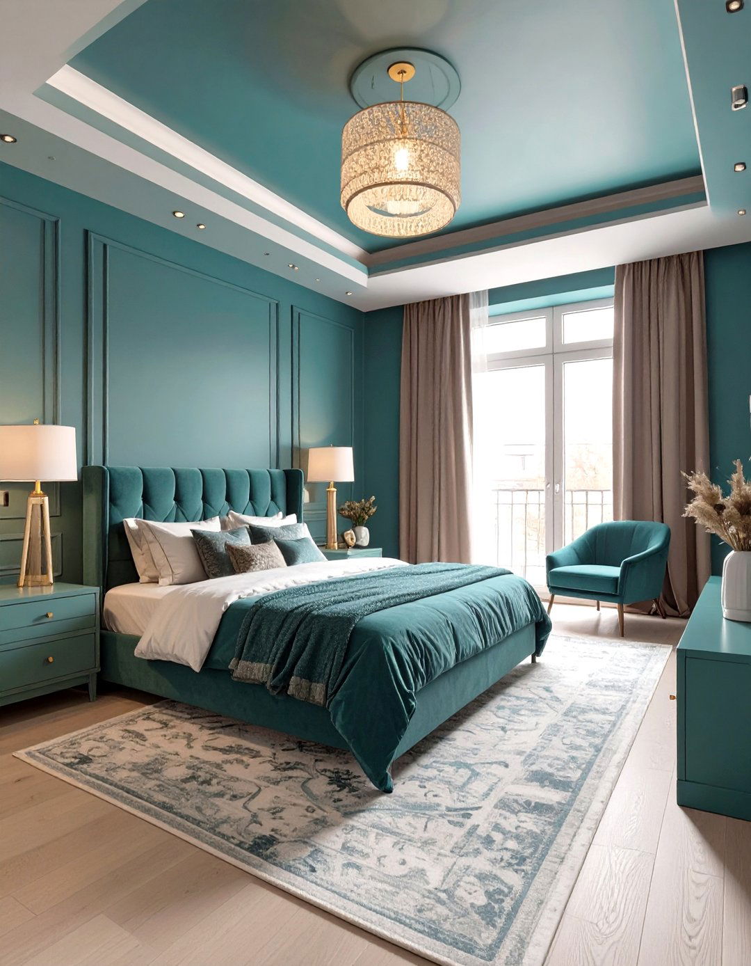 Color Drenching Monochromatic Room - 30 interior design software free ideas