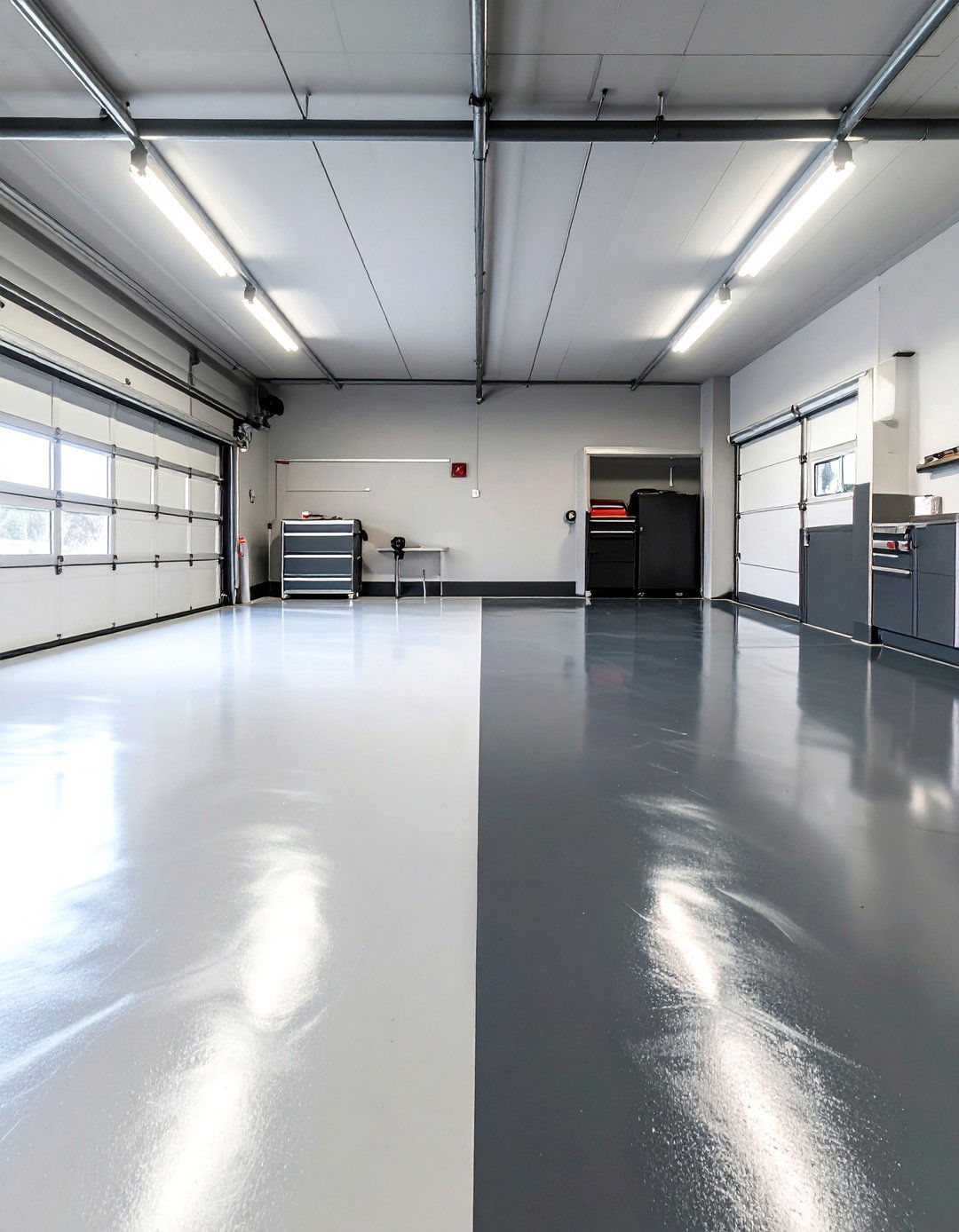 Color Zoned Garage Floor - 30 garage floor paint ideas