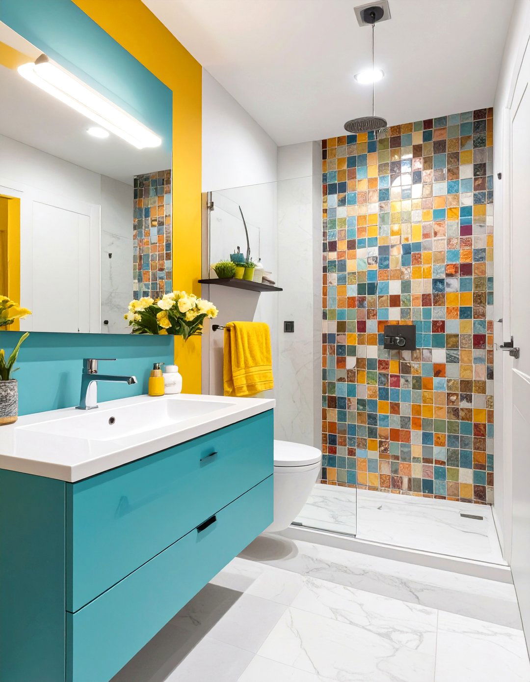 Colorful Bathroom Palette Generator - 30 free bathroom design tool ideas