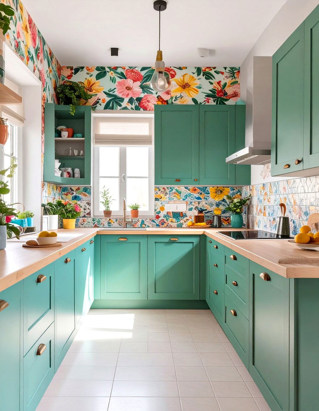 Colorful Maximalist Kitchen - 30 bloxburg kitchen ideas
