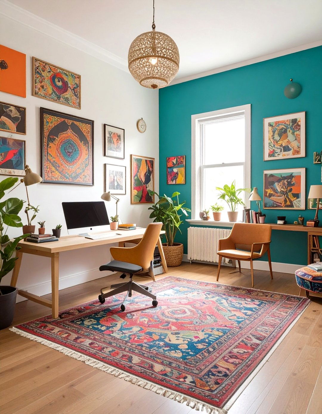 Colorful Maximalist Studio - 30 modern office ideas