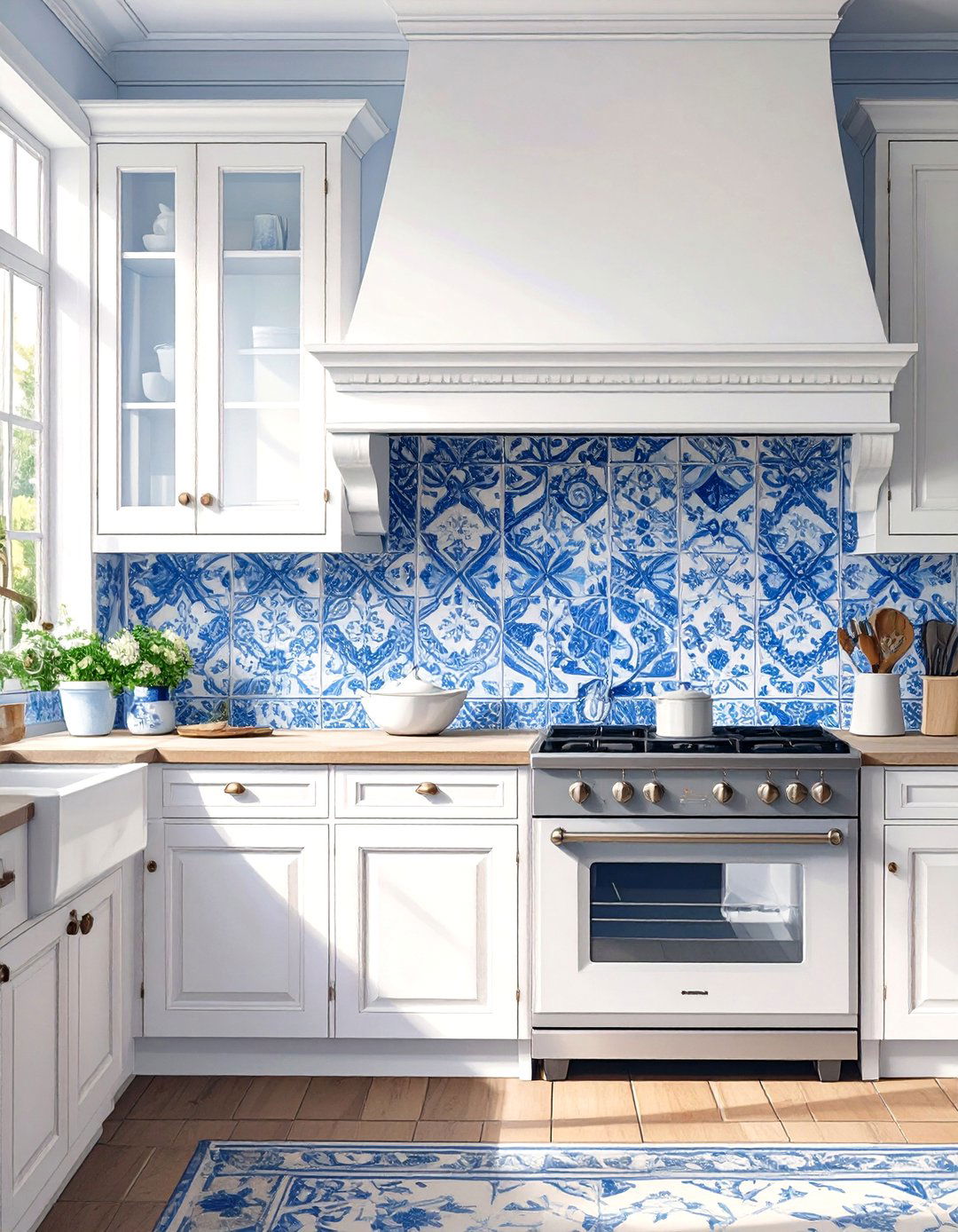Colorful Patterned Tile Backsplashes - 30 vintage kitchen trends 2025