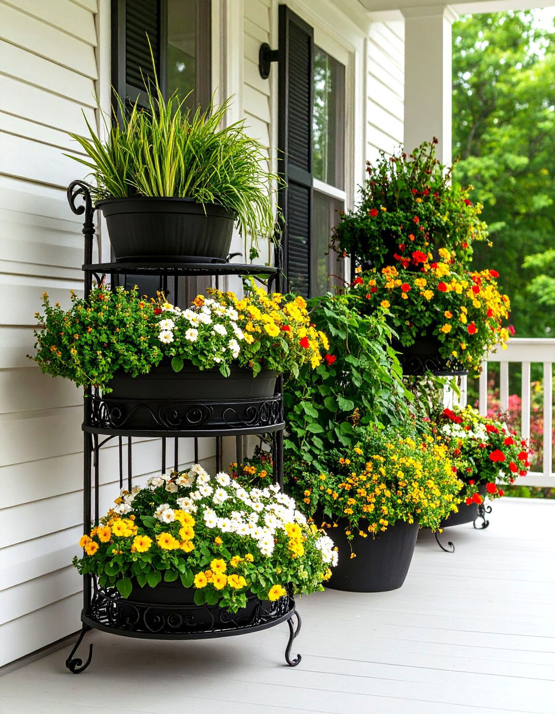 30 Front Porch Planter Ideas for a Stunning Entryway - We Love Home Blog