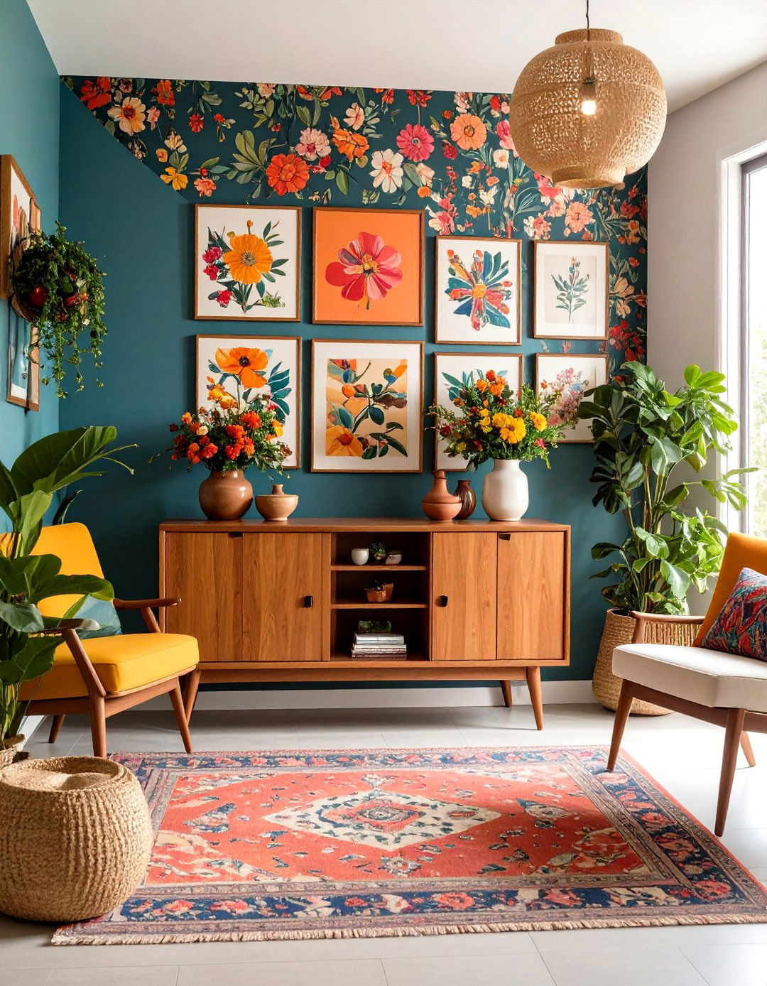 Colorful and Eclectic Entryway - 30 entryway inspiration
