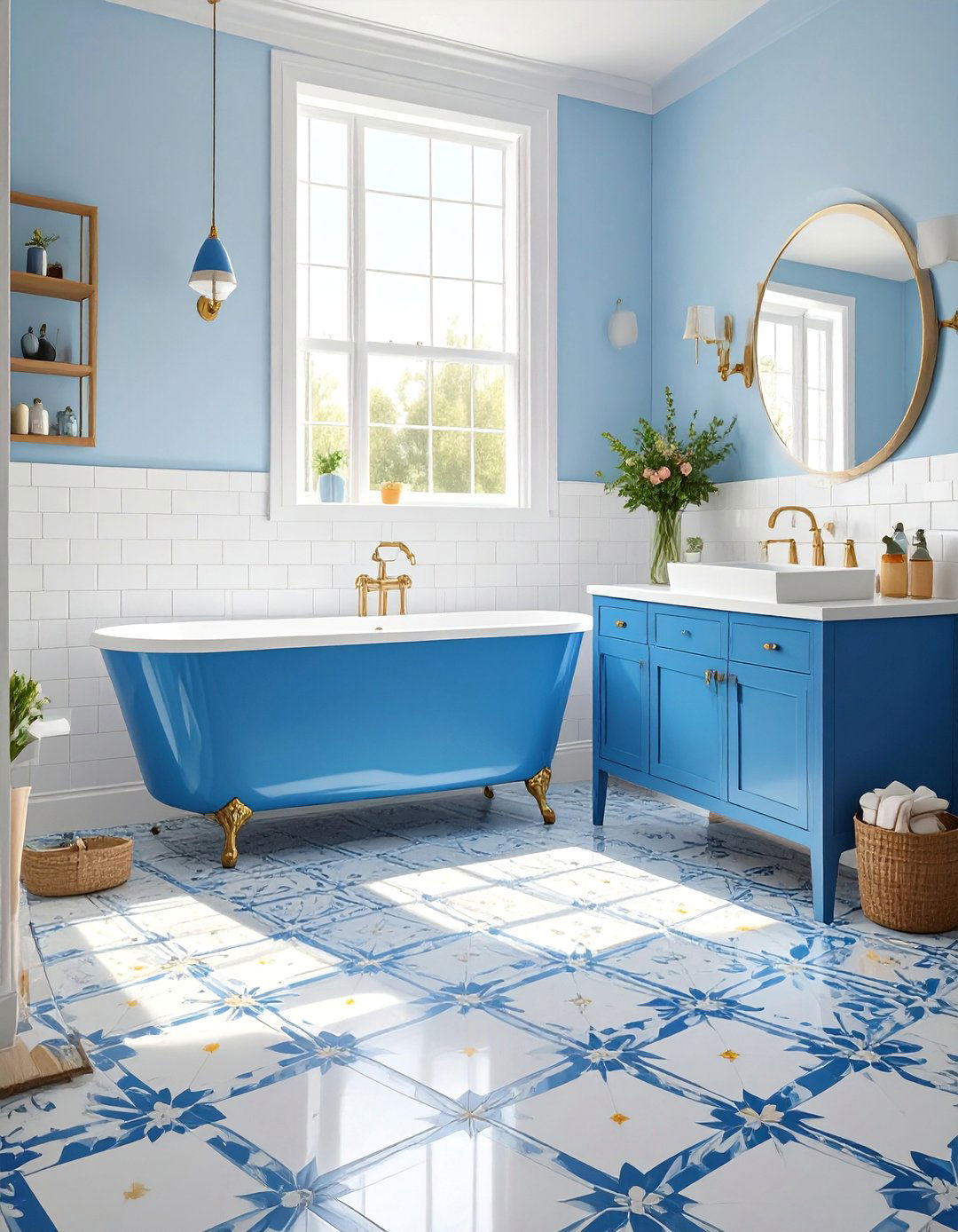 Colorful and Playful Bathroom - 30 bathroom furniture ideas