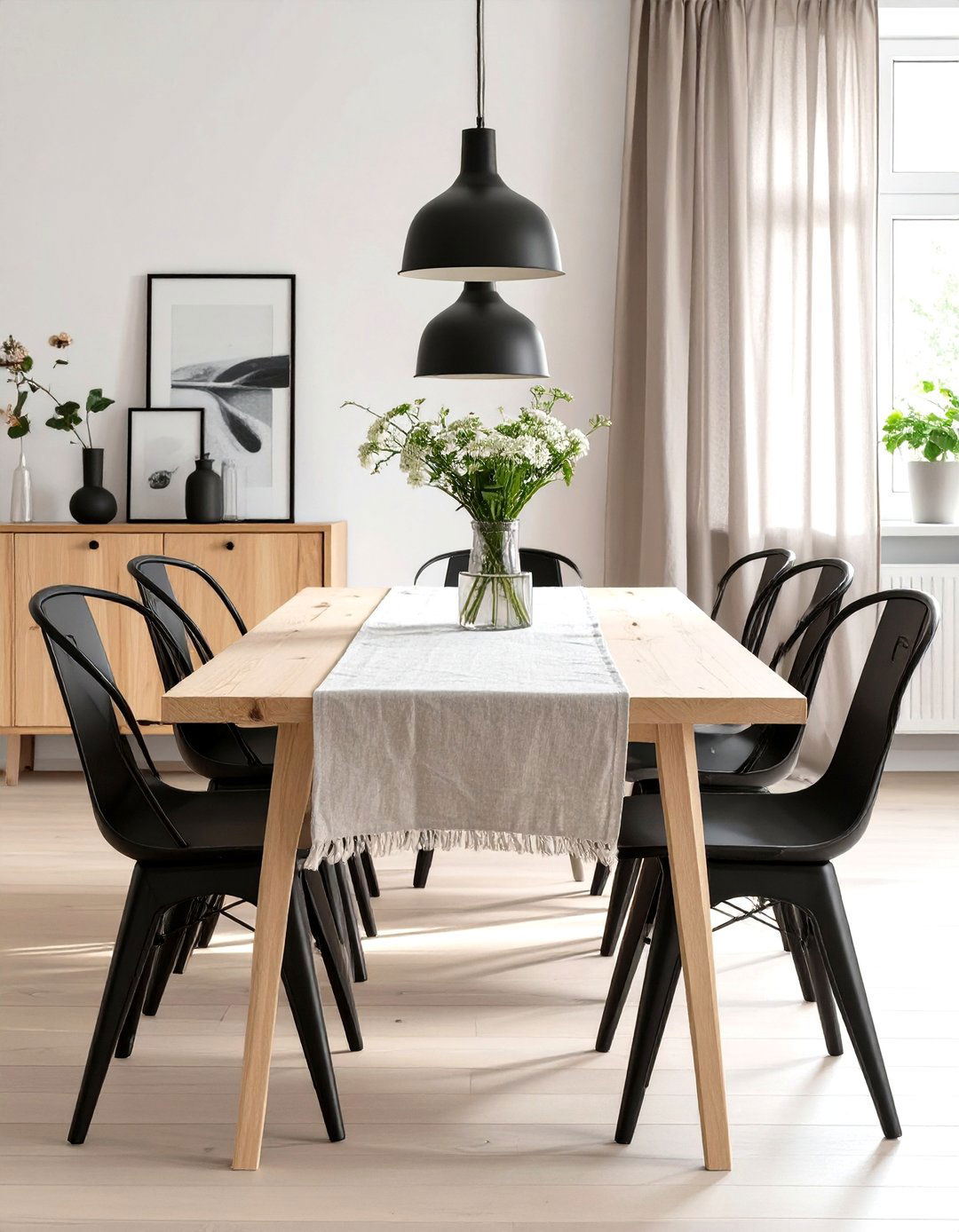 Combining Wood Metal and Natural Fibers - 30 swedish interior design ideas