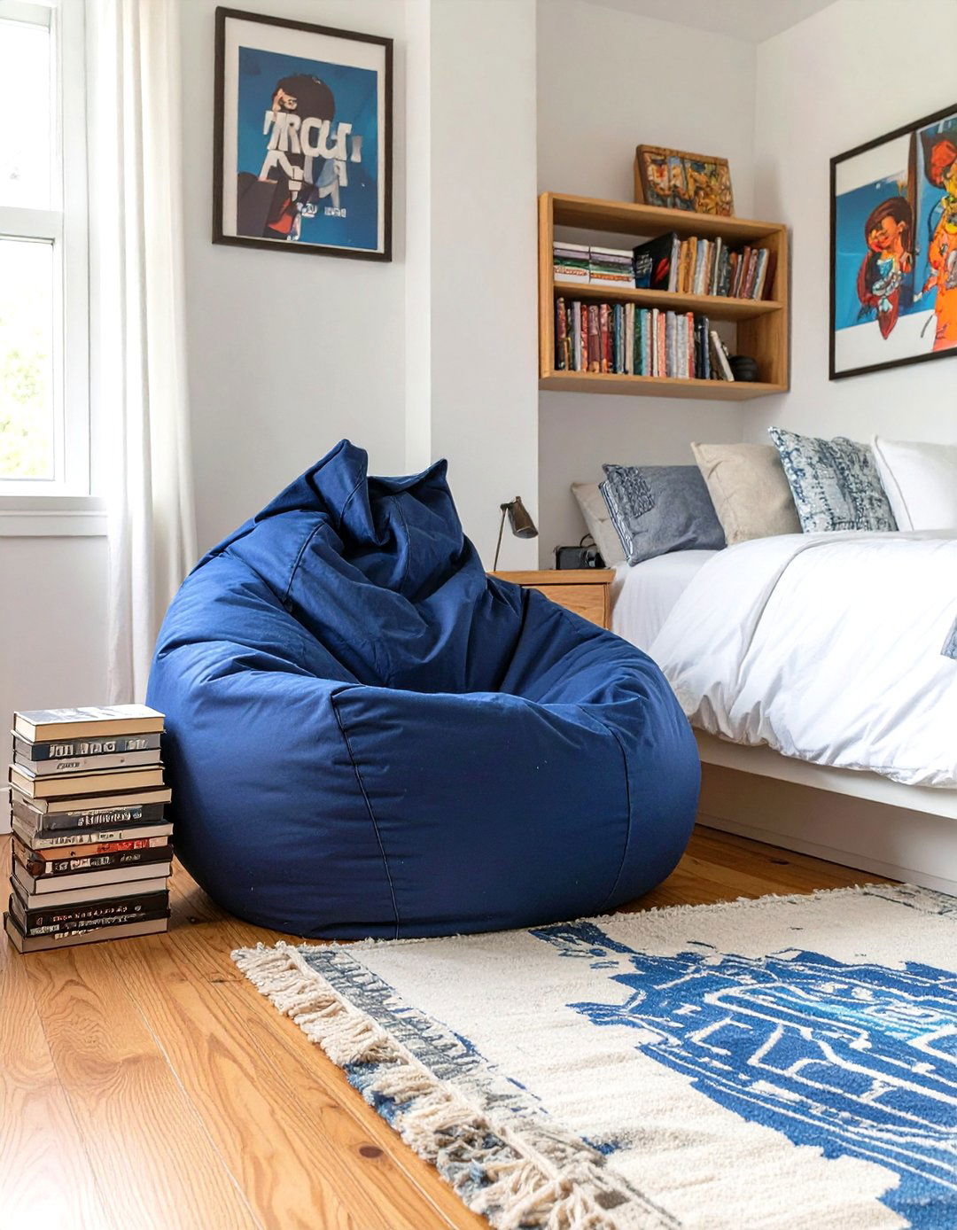 Comfortable Bean Bag Chair for a Teen Boys Bedroom - 30 teen boys bedroom ideas