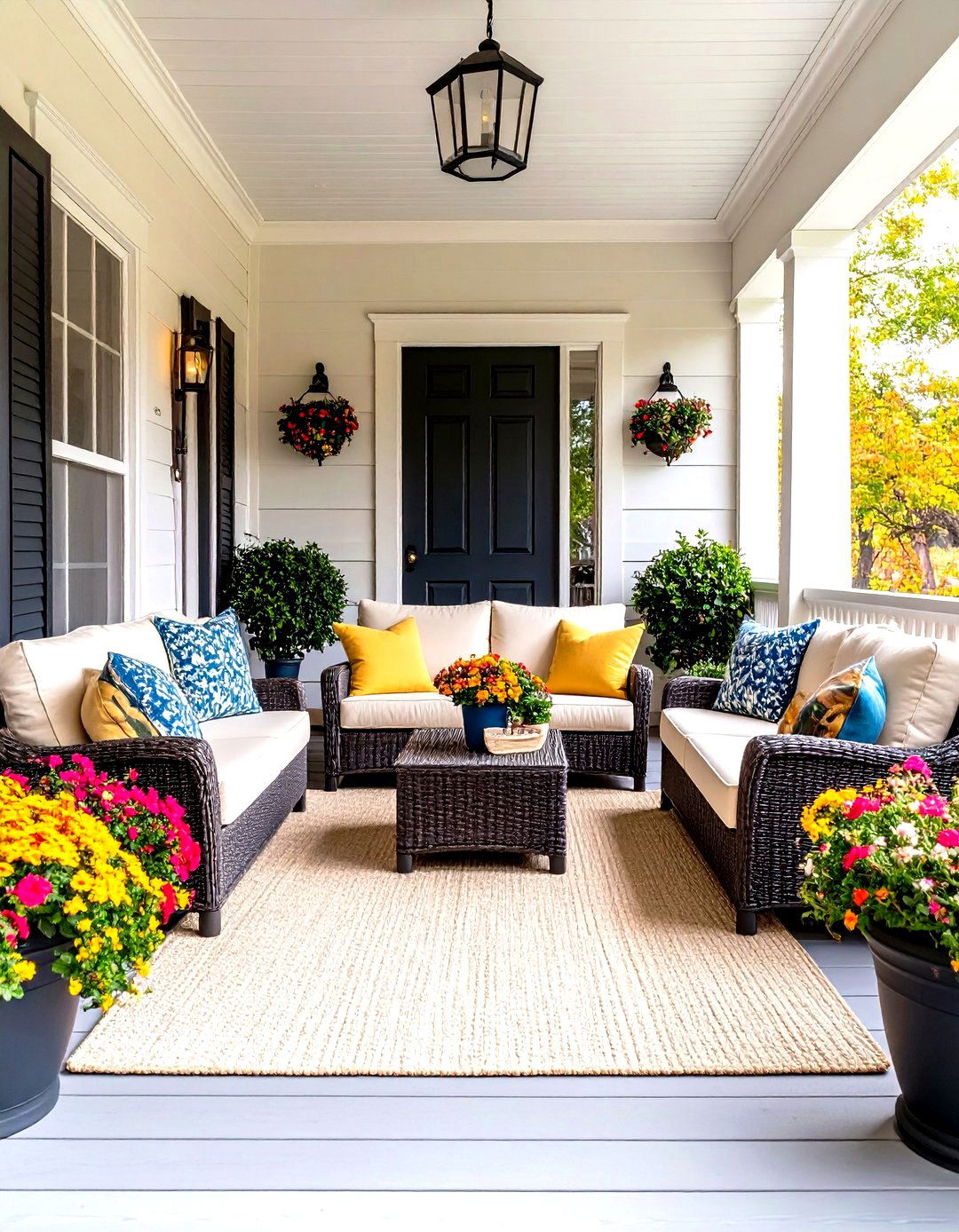 Comfortable Outdoor Carpet Flooring - 30 front porch flooring ideas